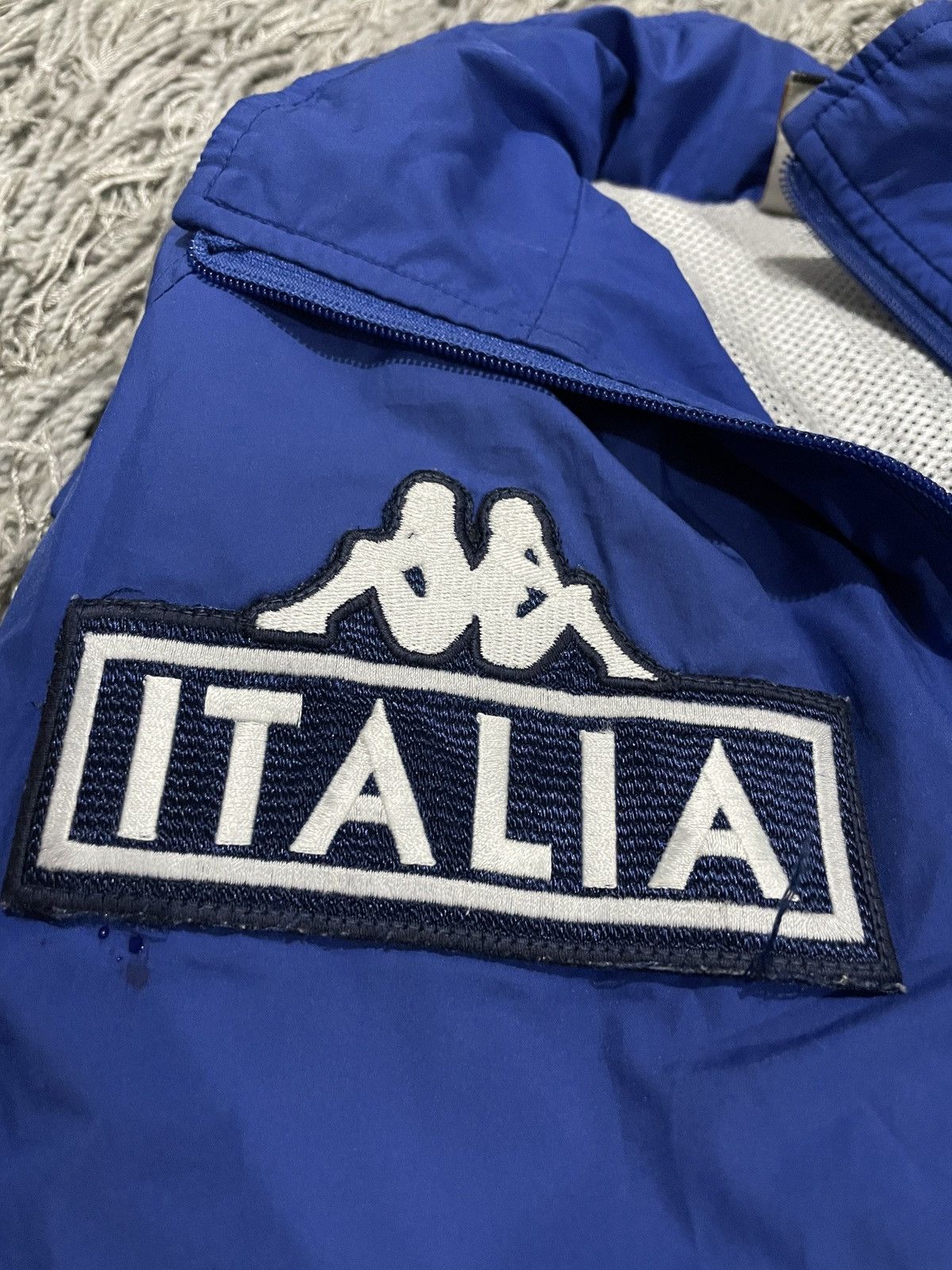 Kappa Vintage 90’s Italy football team Home kit Kappa sidetape Size US L / EU 52-54 / 3 - 7 Thumbnail