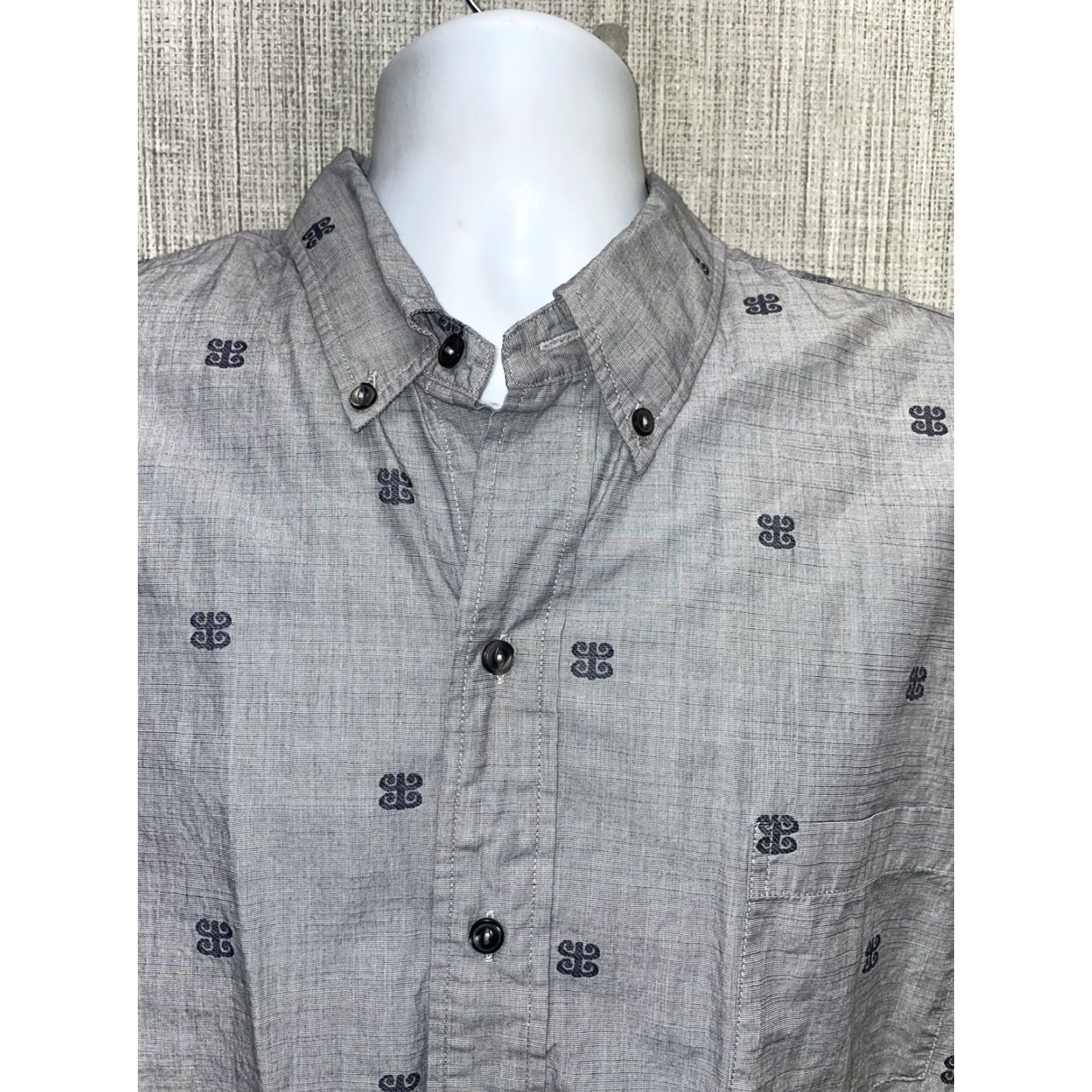 Reyn Spooner Reyn Spooner Shirt Mens XL Short Sleeve Graphic Blue 100% Cotton Classic Size US XL / EU 56 / 4 - 2 Thumbnail