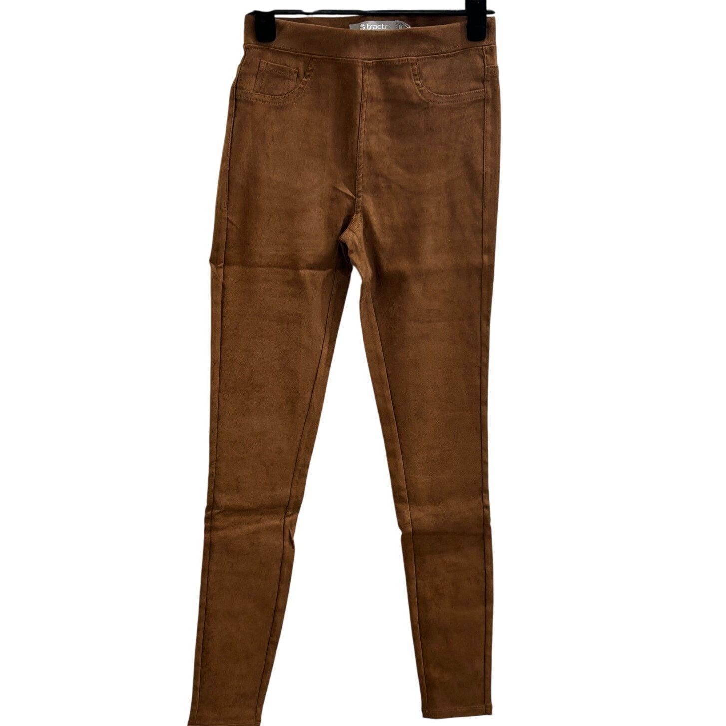 Other tractr Pull On Pants Shimmer Coated Camel Size 00/24 Size 24" / US 00 / IT 34 - 1 Thumbnail
