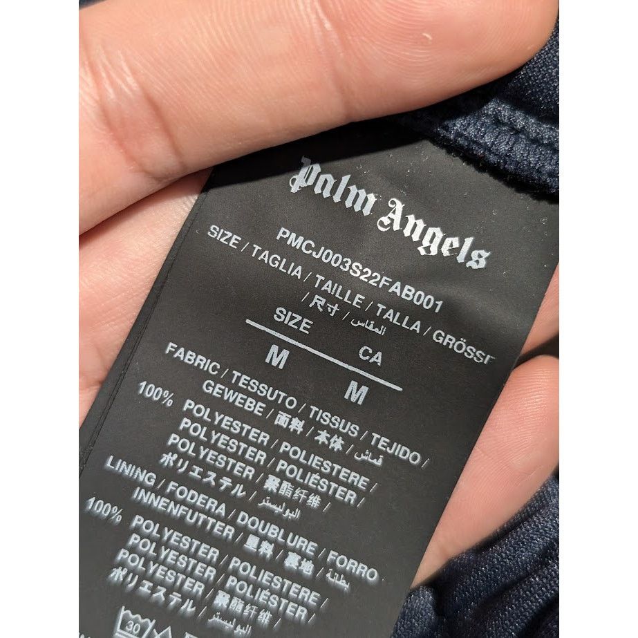Palm Angels o1rshd1 Q: 2 / V Colarblock Track Pant in Navy Blue White Size US 32 / EU 48 - 19 Thumbnail