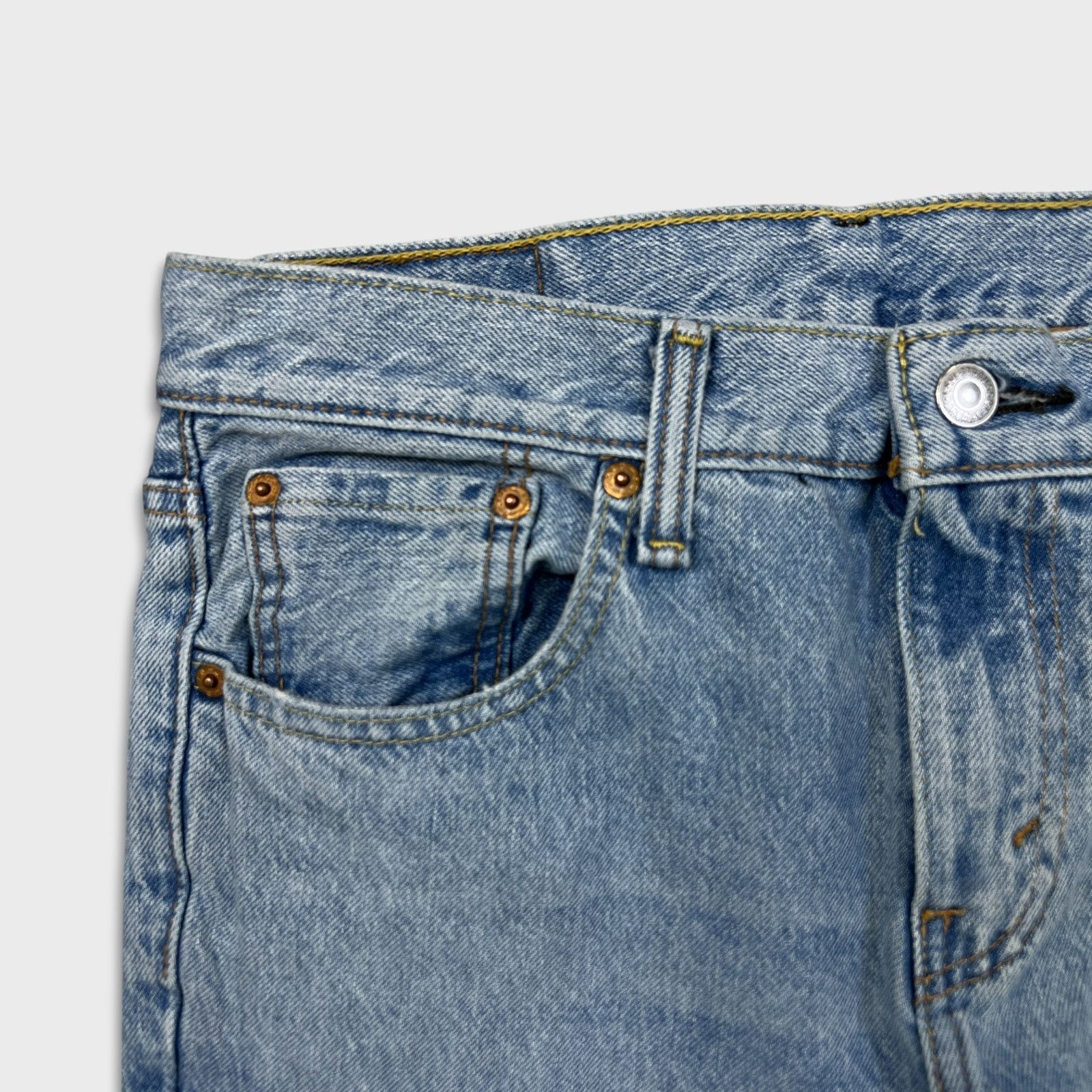 Levi's × Vintage Levi's 511 Jeans 31x30 Slim Fit Mid Rise Faded Denim Pants Size US 31 - 3 Thumbnail