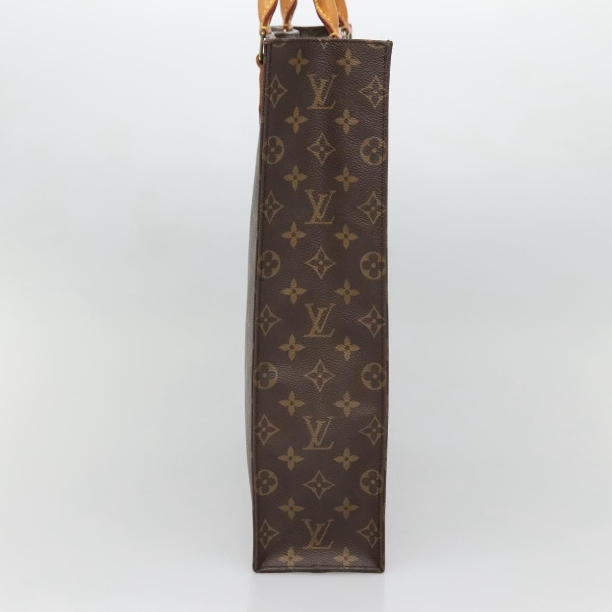 Louis Vuitton LOUIS VUITTON Monogram Sac Plat Hand Bag M51140 Size ONE SIZE - 4 Thumbnail