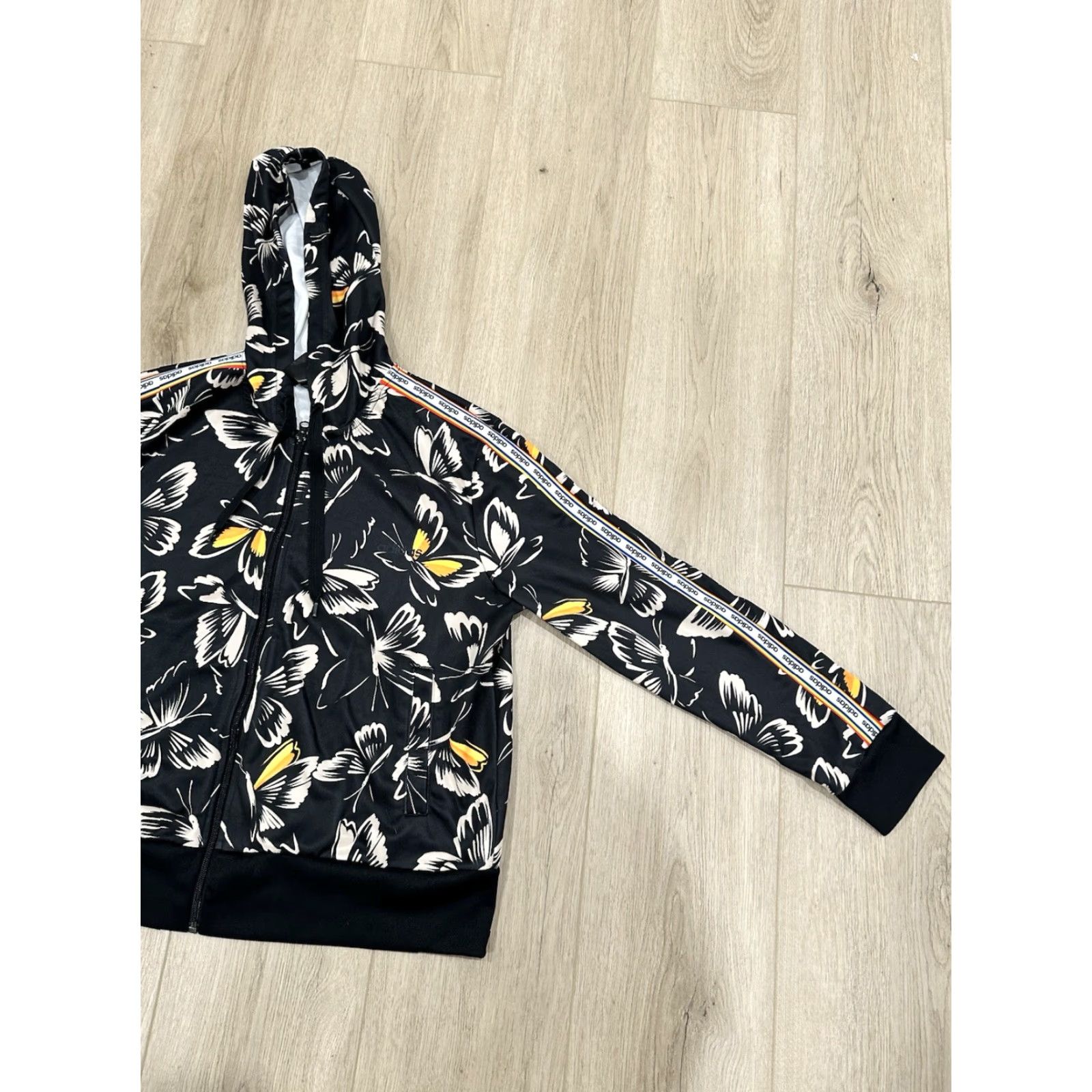 Farm Rio Adidas x Farm Rio Butterfly Full Zip Hoodie Jacket XL Women Multicolor Butterfly Theme Basic Jacket Activewear Size XL / US 12-14 / IT 48-50 - 2 Thumbnail