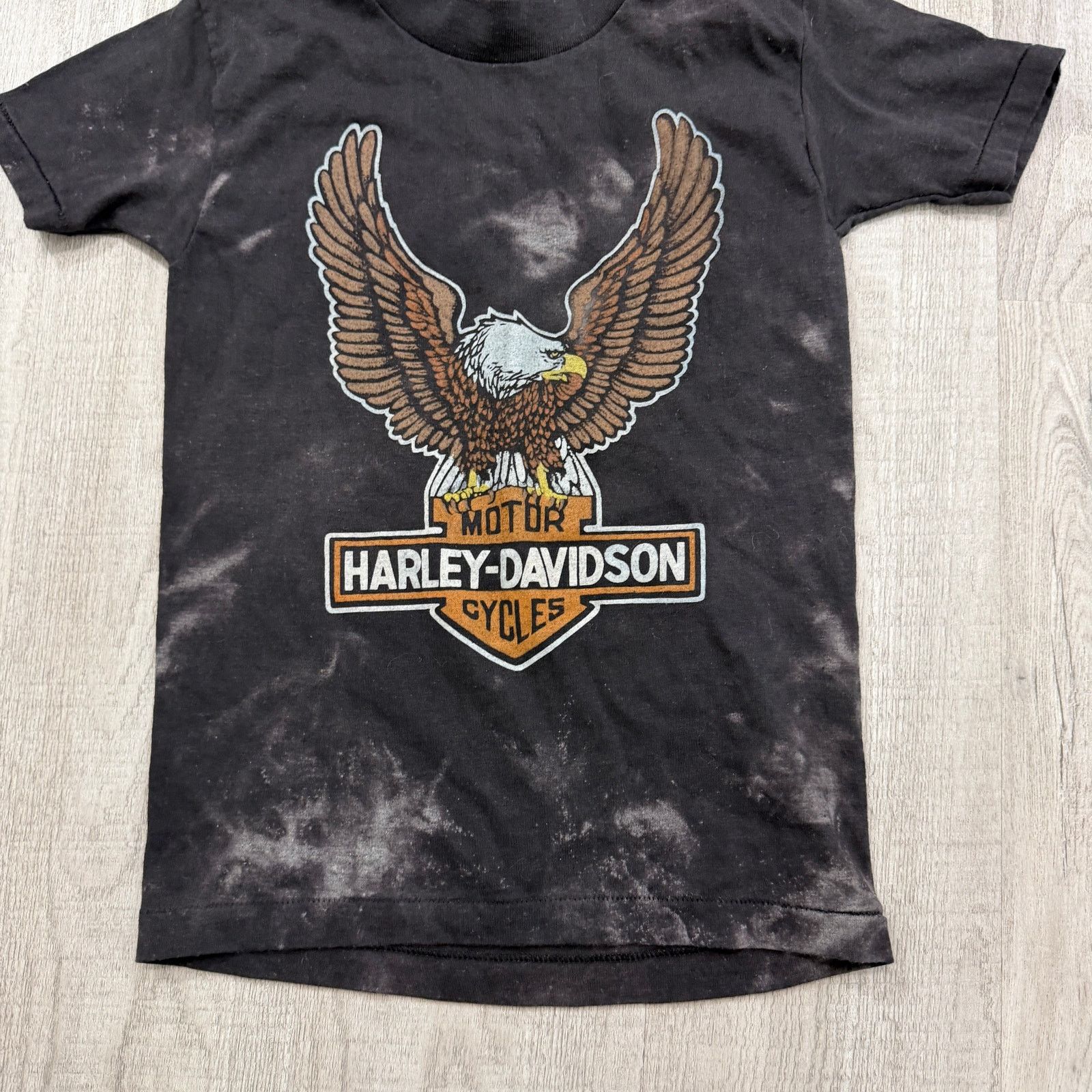 Vintage Harley Davidson Shirt Size Small 1970s Baby Tee 70s