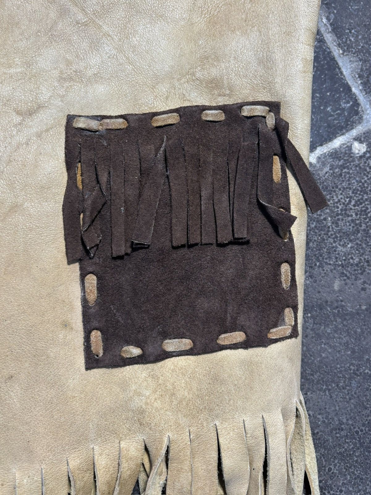 Vintage Vintage Leather Vest Western Tassel Cowboy Buckskin Deerskin Size US M / EU 48-50 / 2 - 6 Thumbnail