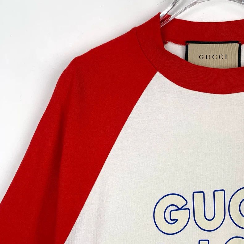 Gucci Gucci 23 logo letter printed color block round-neck cotton Size US M / EU 48-50 / 2 - 3 Thumbnail