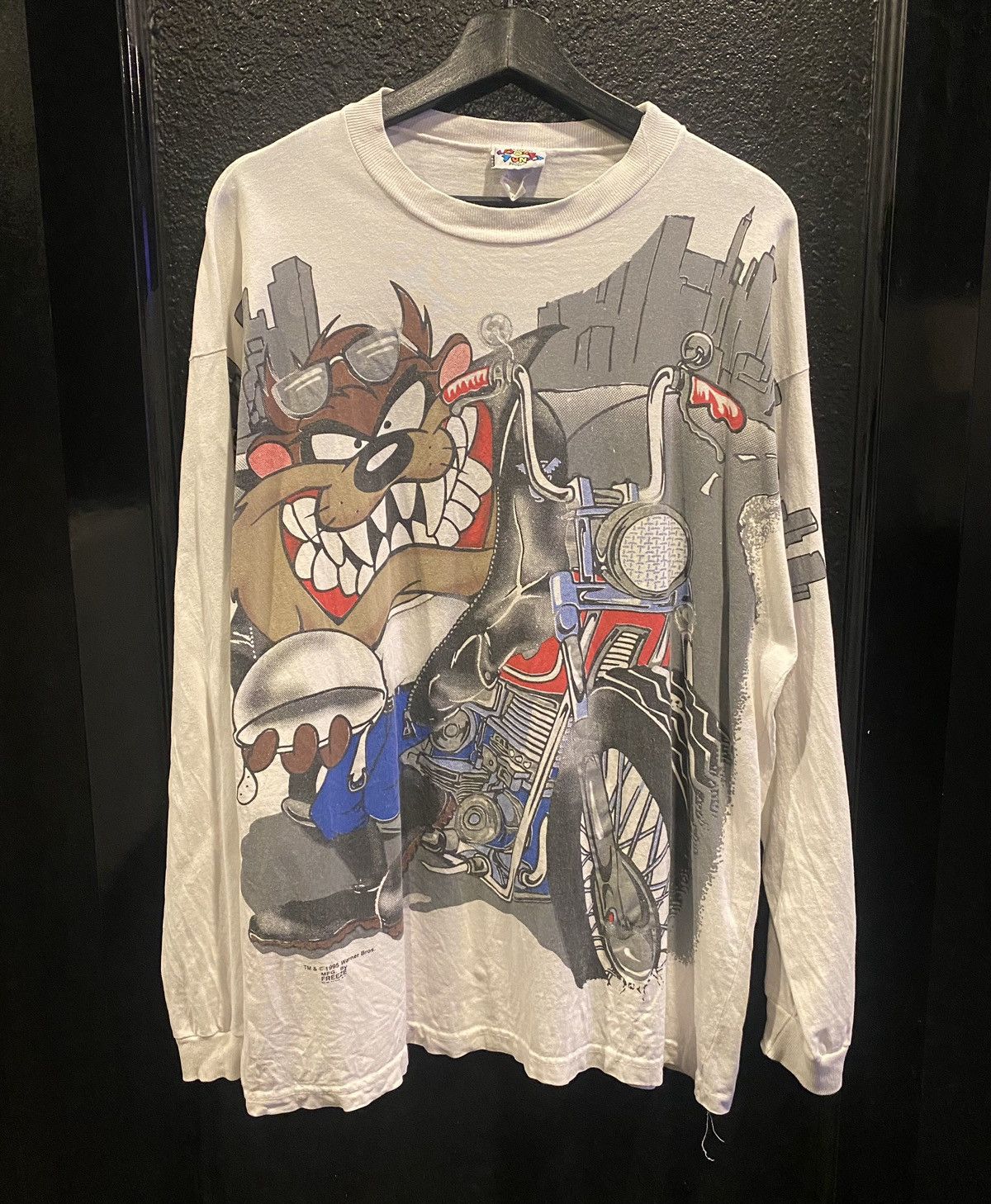 Vintage Harley Davidson biker motorcycle grey long sleeve shirt ... - eBay