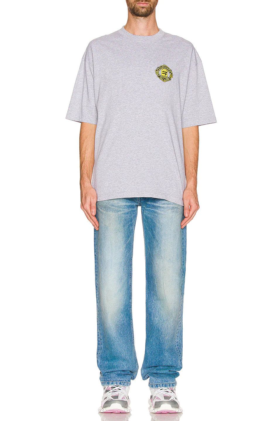 Balenciaga o1mt1gz0824 Normal Fit Pant in Blue Size US 31 - 4 Thumbnail