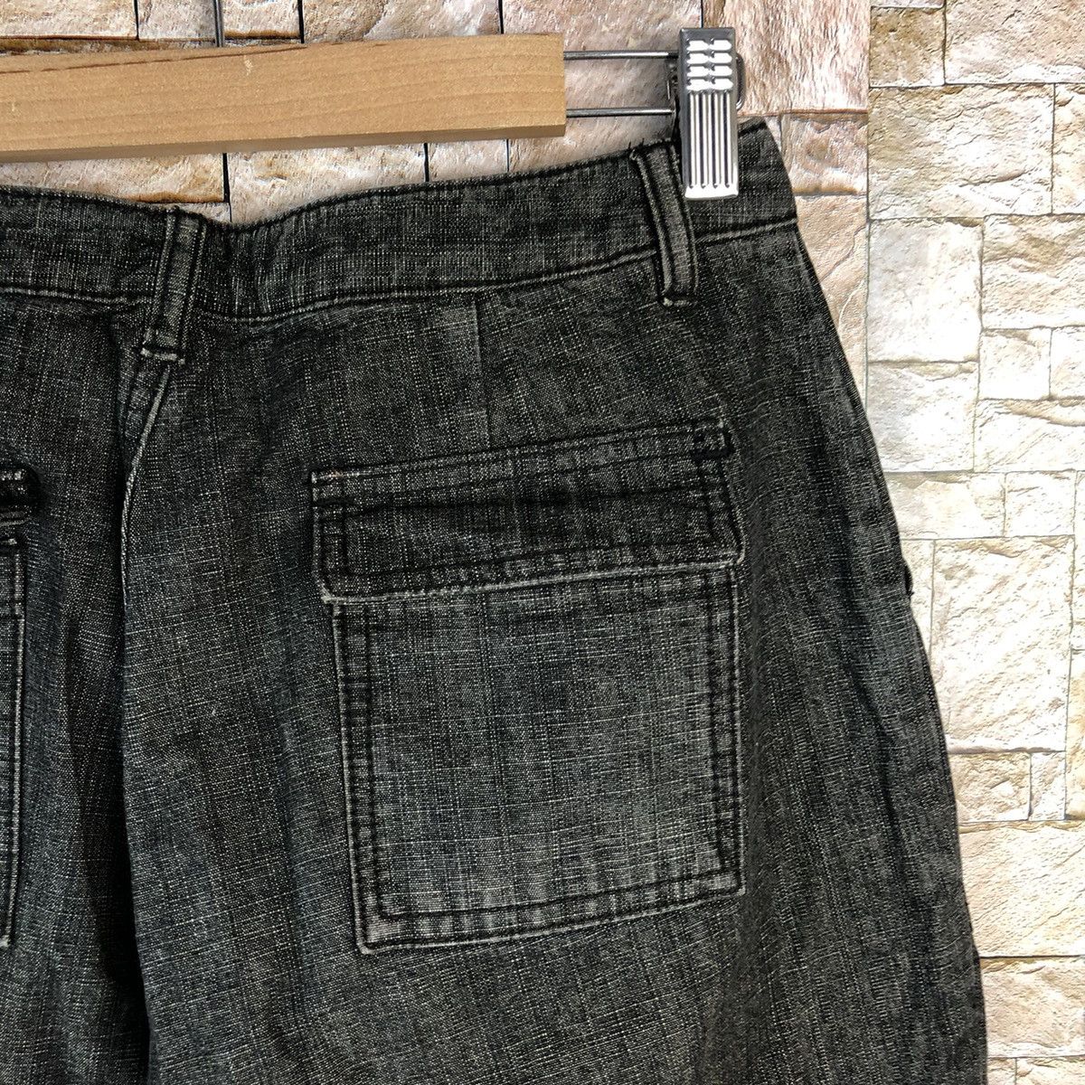 Japanese Brand Style Basic Black vintage Cargo casual Pants #A1141 Size 26" / US 2 / IT 38 - 17 Thumbnail