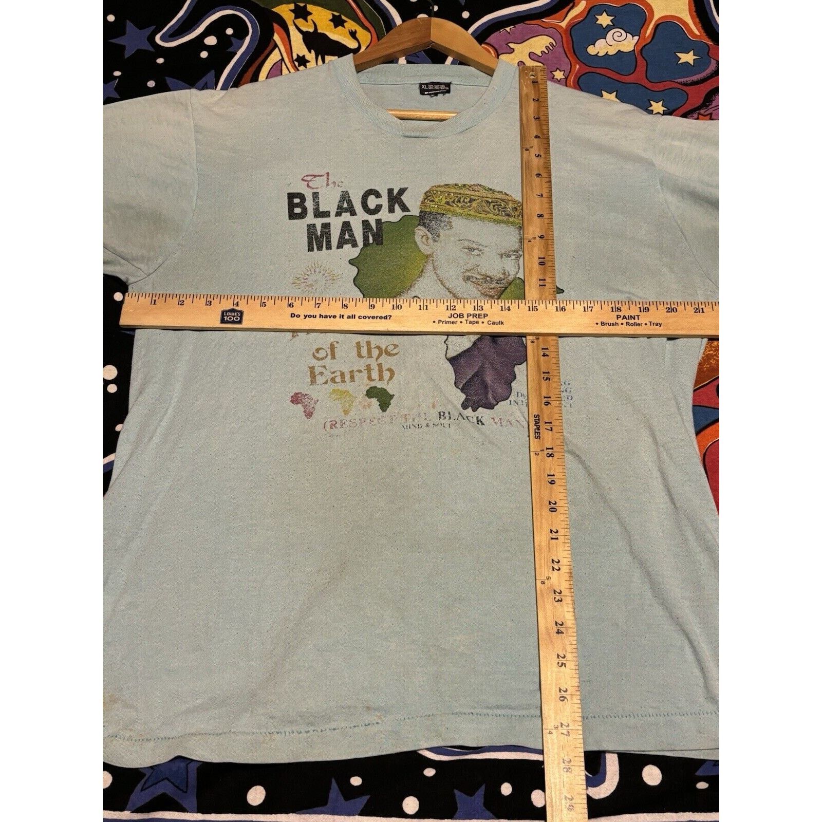 Other Vintage faded distressed the black man blue 90s T-shirt XL Size US XL / EU 56 / 4 - 7 Thumbnail