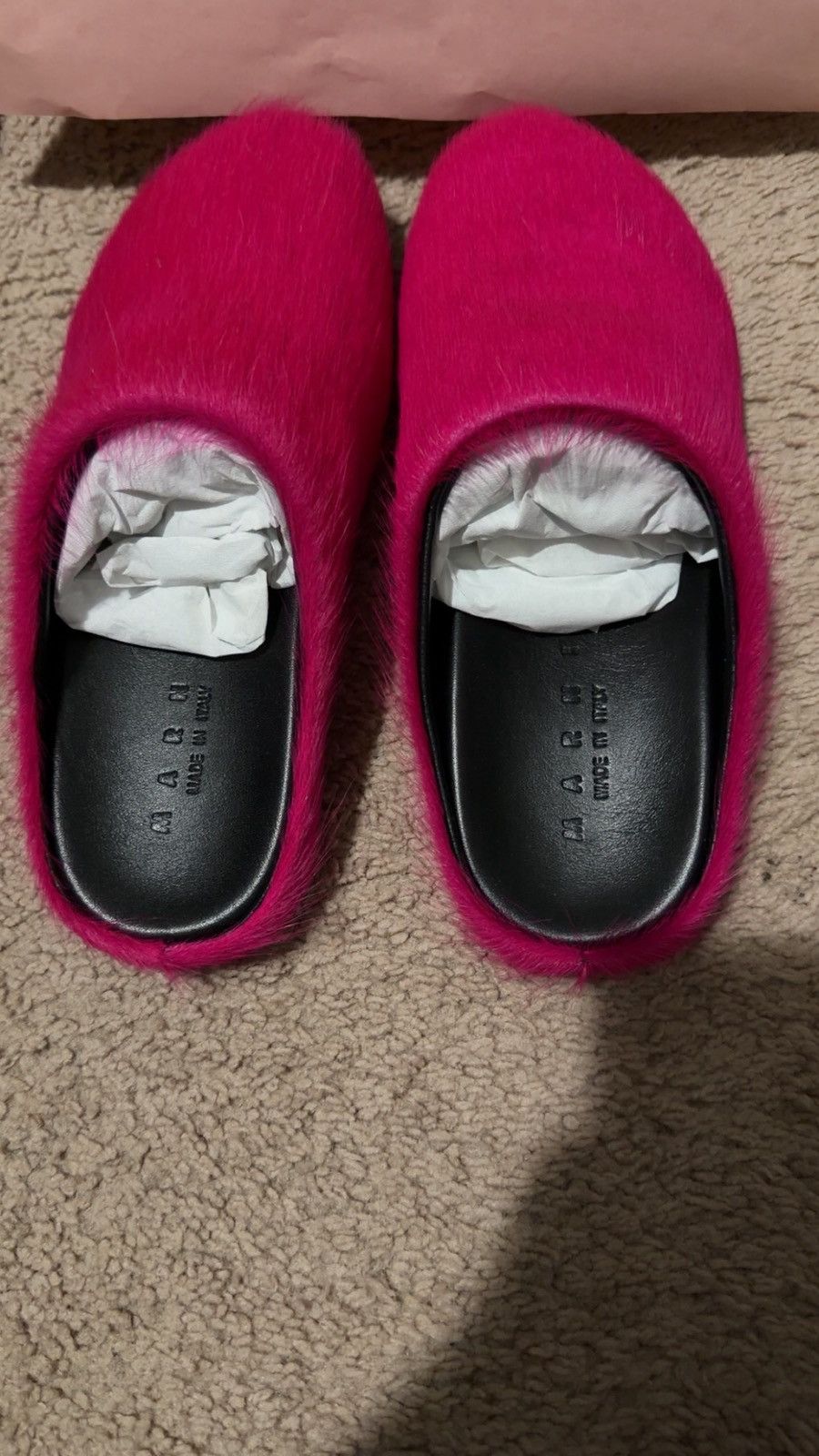 Marni Pink Marni fussbett mule Slides size 7 Size US 7 / IT 37 - 2 Thumbnail