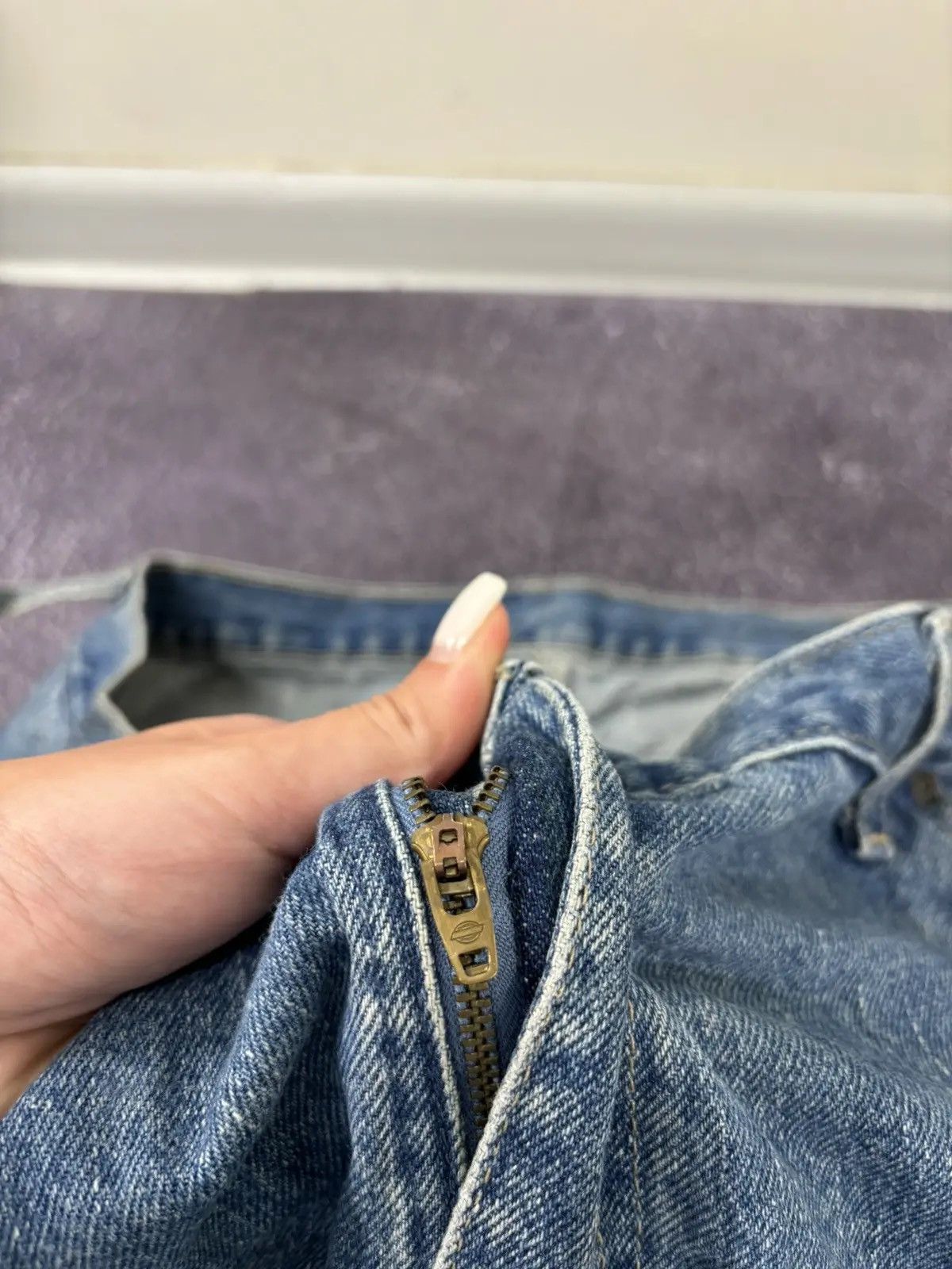 Dickies × Vintage Vintage Dickies Double Knee USA Work Hype Blue Denim Jeans Size US 42 / EU 58 - 8 Thumbnail