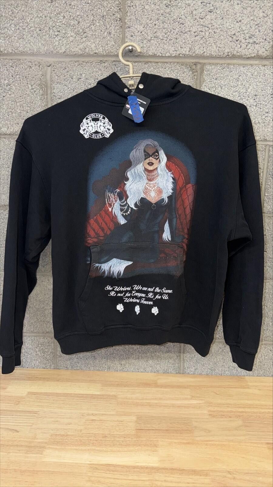 Civil Regime Civil Regime Wolves Club Hoodie Black Graphic Streetwear nwt Size US L / EU 52-54 / 3 - 2 Thumbnail