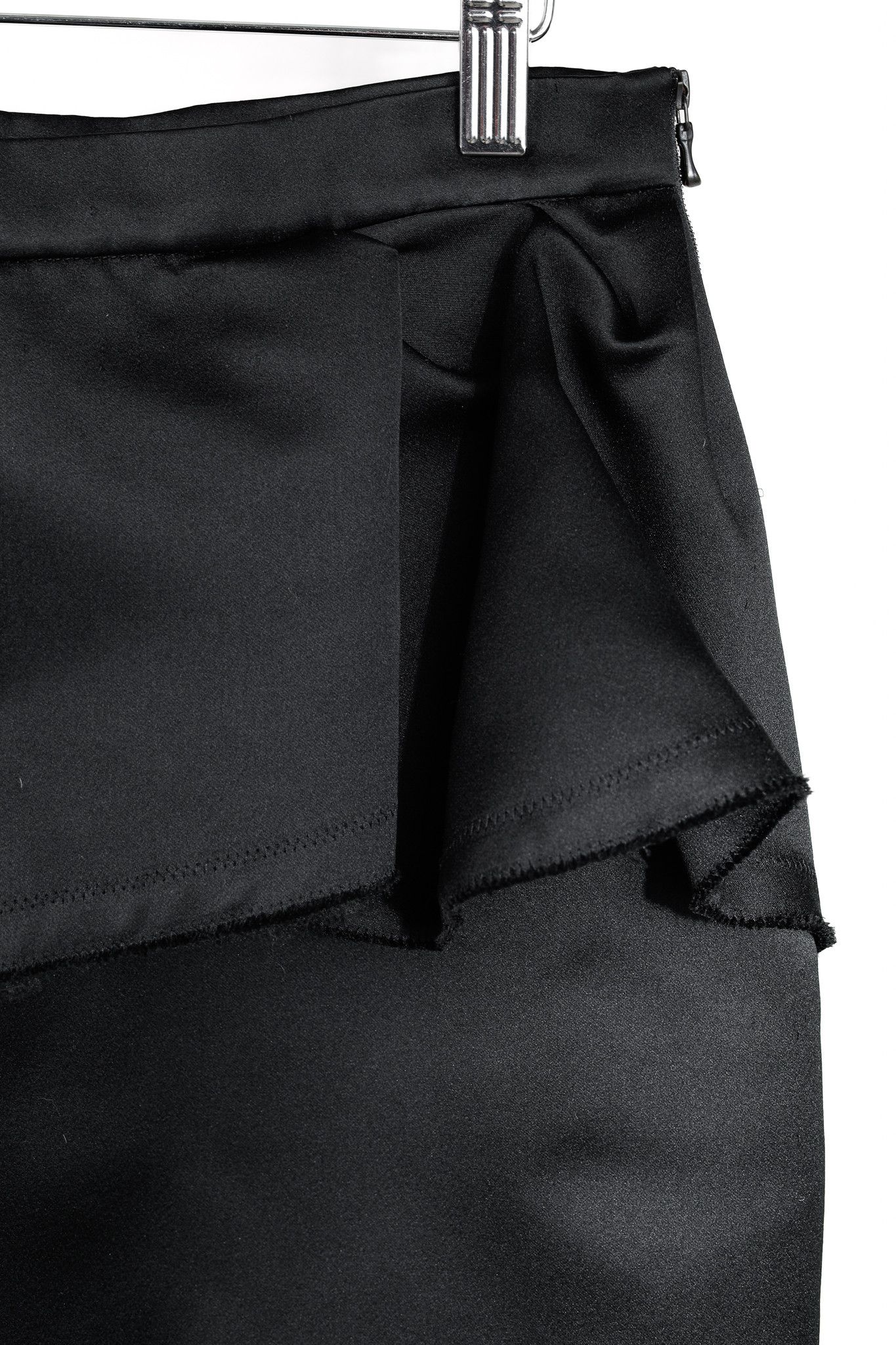 Lanvin Lanvin AW/12 "Les 10 Ans" Runway Satin Ruffle Mini Skirt Size 28" / US 6 / IT 42 - 4 Thumbnail