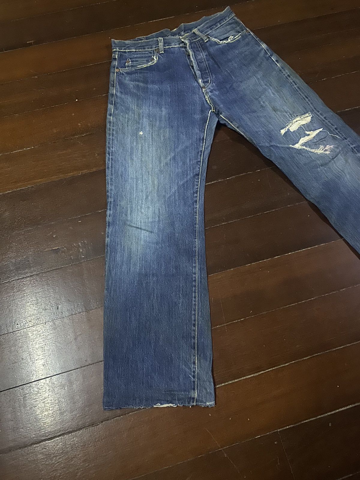 Japanese Brand × Studio D'Artisan × Vintage FIRE 🔥 vintage Studio D’Artisan DO2AXX Selvedge Denim Size US 32 / EU 48 - 3 Thumbnail