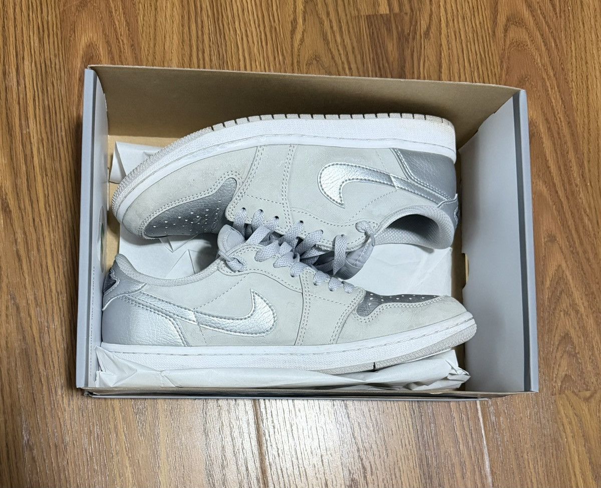 Nike Nike Air Jordan 1 Retro Low OG l Metallic Silver Size 8.5. Size US 8.5 / EU 41-42 - 2 Thumbnail