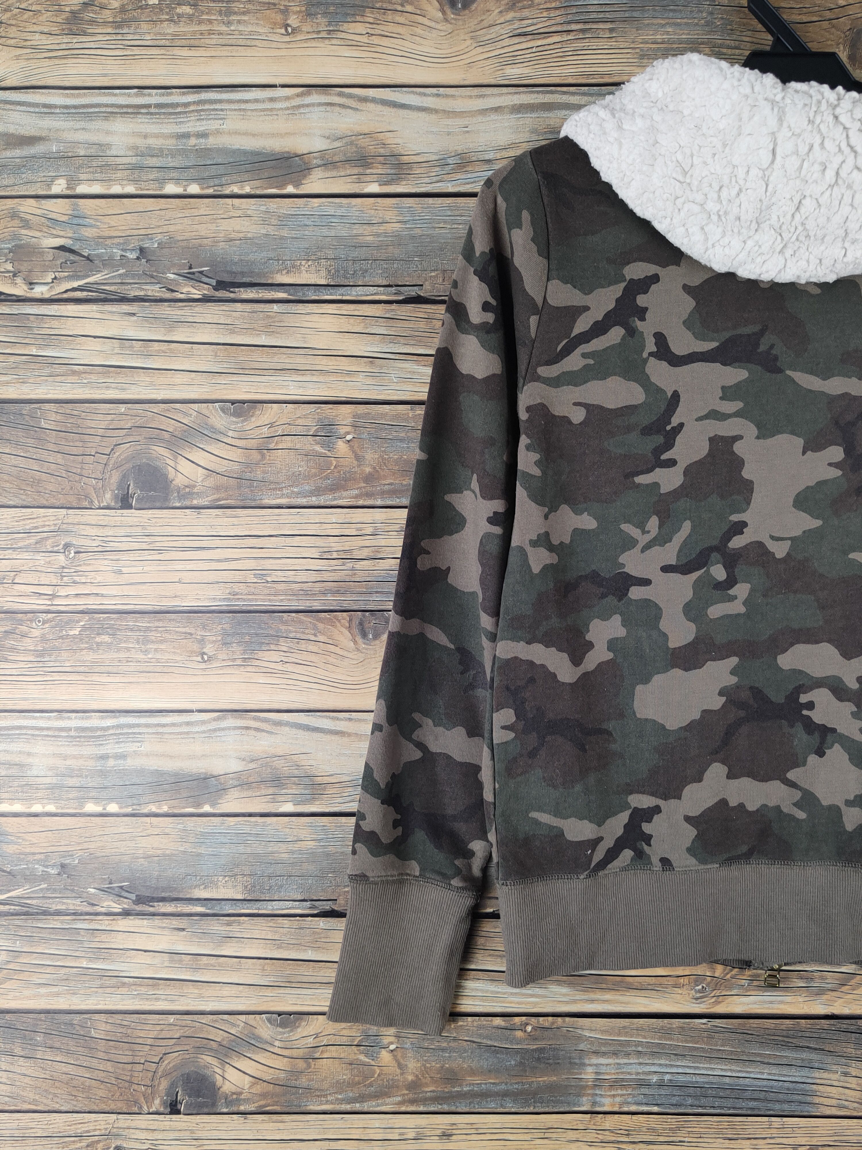 Japanese Brand DL Purple & Yellow Camouflage Sweaters #2492 Size M / US 6-8 / IT 42-44 - 8 Thumbnail
