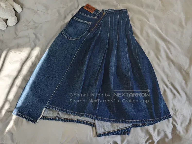 Comme des Garcons Comme des Garcons size S Denim Skirt S-M Size 23" - 2 Thumbnail