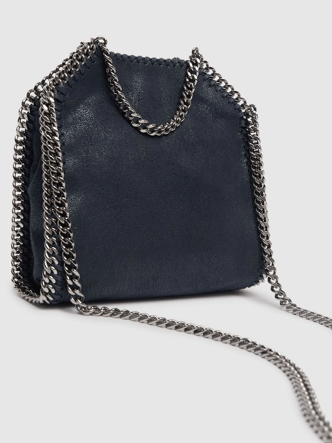 Stella McCartney Stella McCartney Falabella Tiny Midnight Tote Bag New Size ONE SIZE - 3 Thumbnail