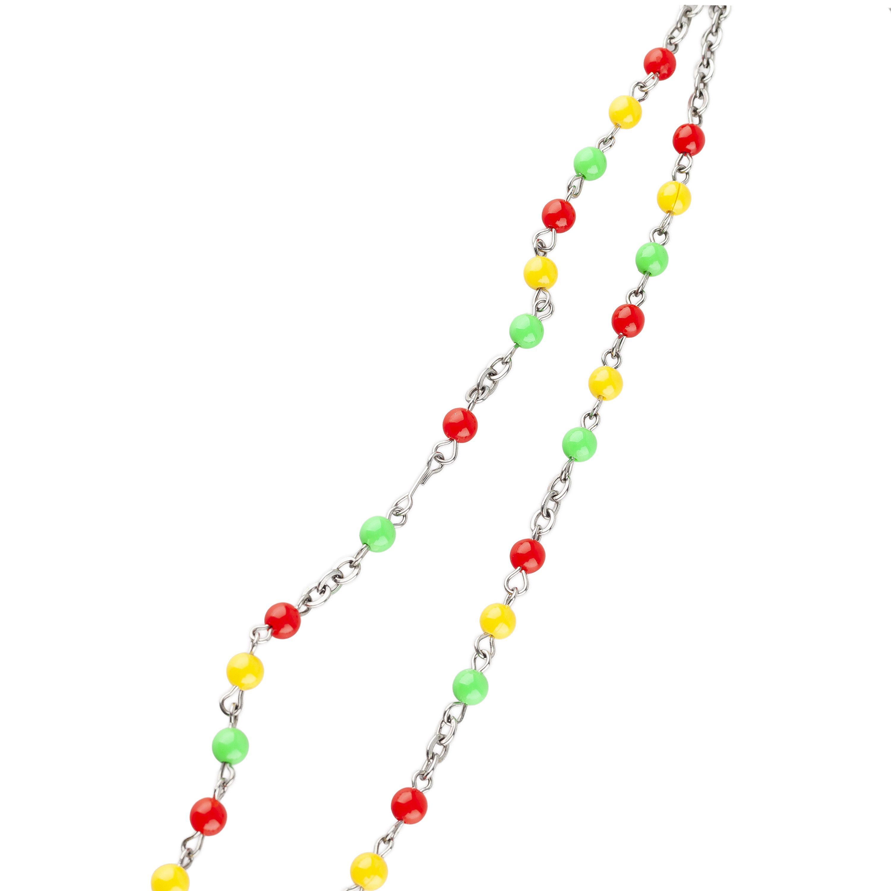 Dolce & Gabbana Dolce & Gabbana Vintage Rasta Rosary Necklace Size ONE SIZE - 3 Thumbnail