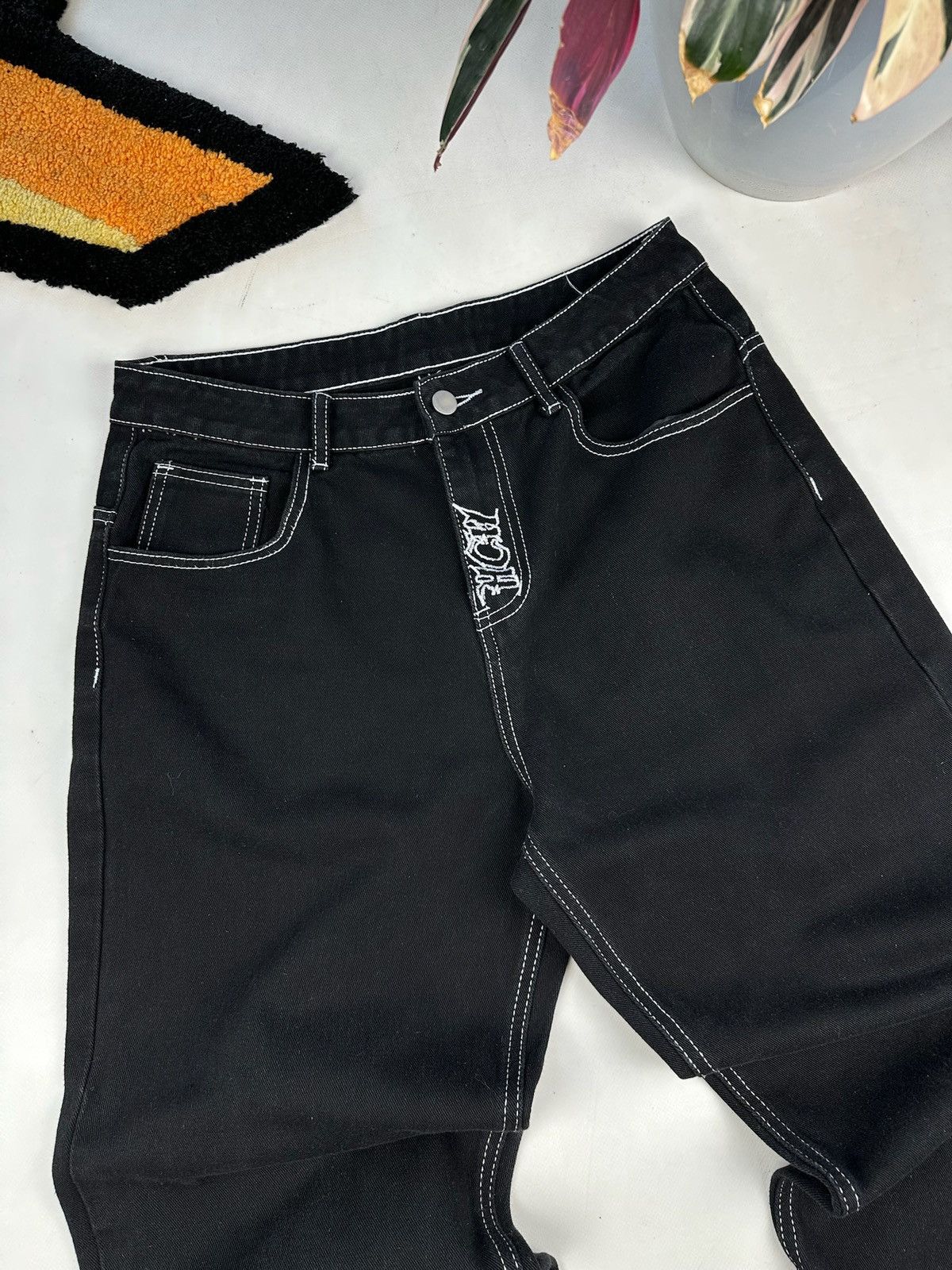 Other Skull Tribal Jeans baggy jnco style vintage skate fit Size US 32 / EU 48 - 7 Thumbnail