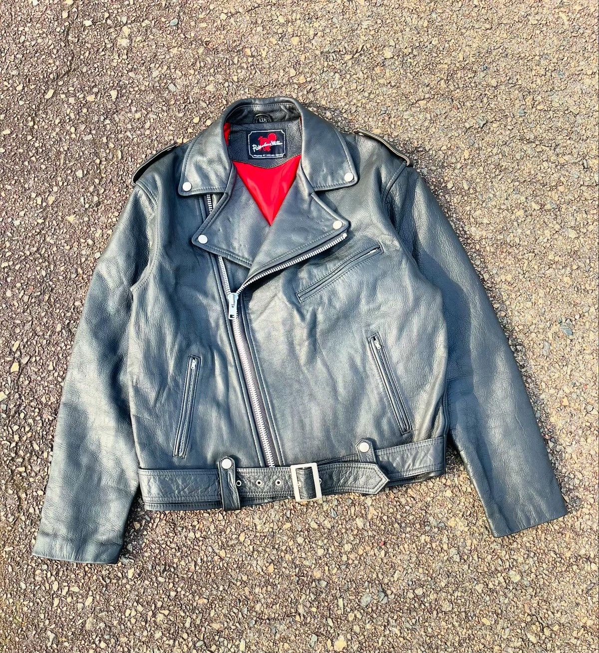 Leather vintage leather jacket pigolous mate by kakuishi tokyo Size US L / EU 52-54 / 3 - 1 Thumbnail