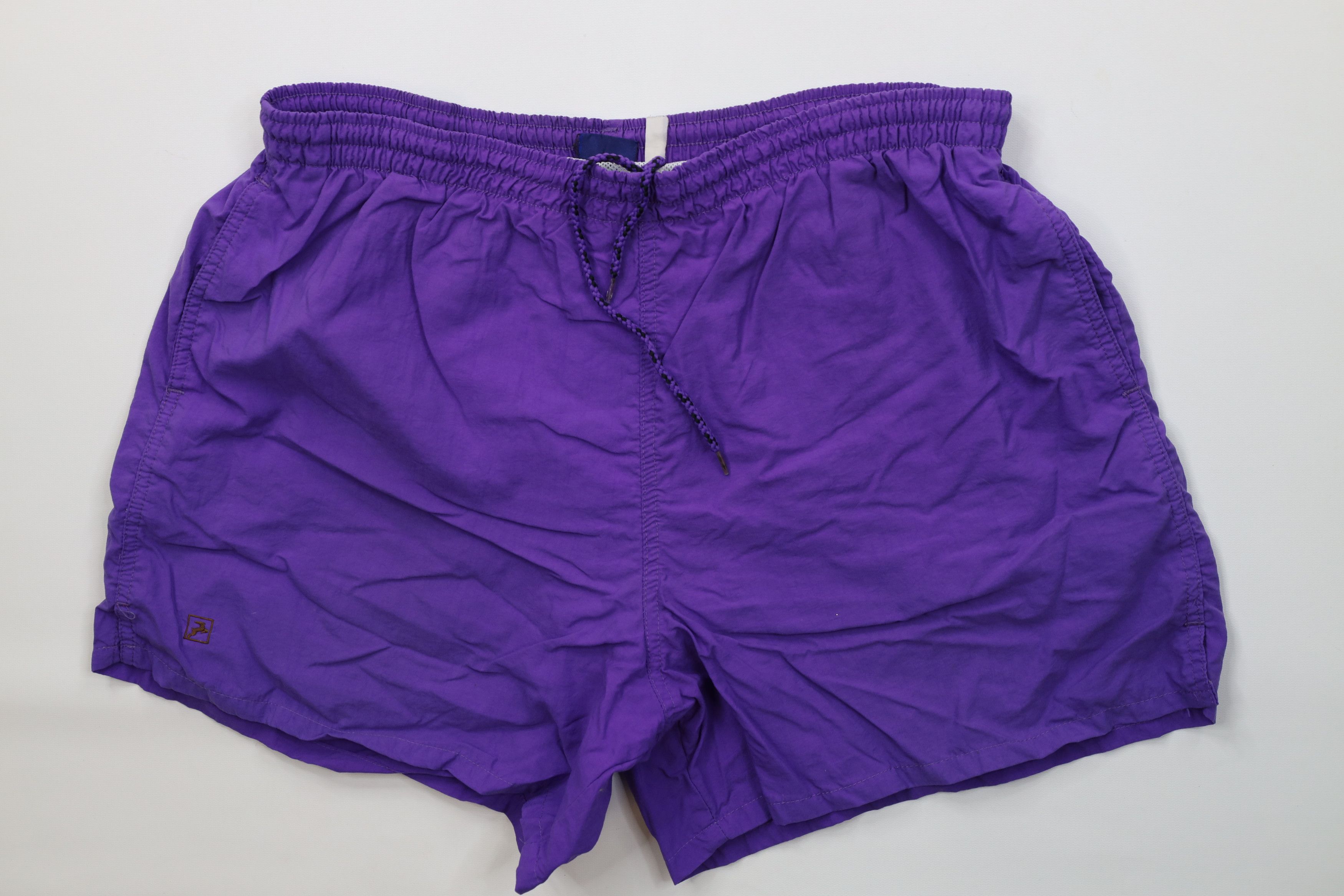 Vintage Vintage 90s Streetwear Running Jogging Soccer Shorts Purple Size US 36 / EU 52 - 1 Thumbnail