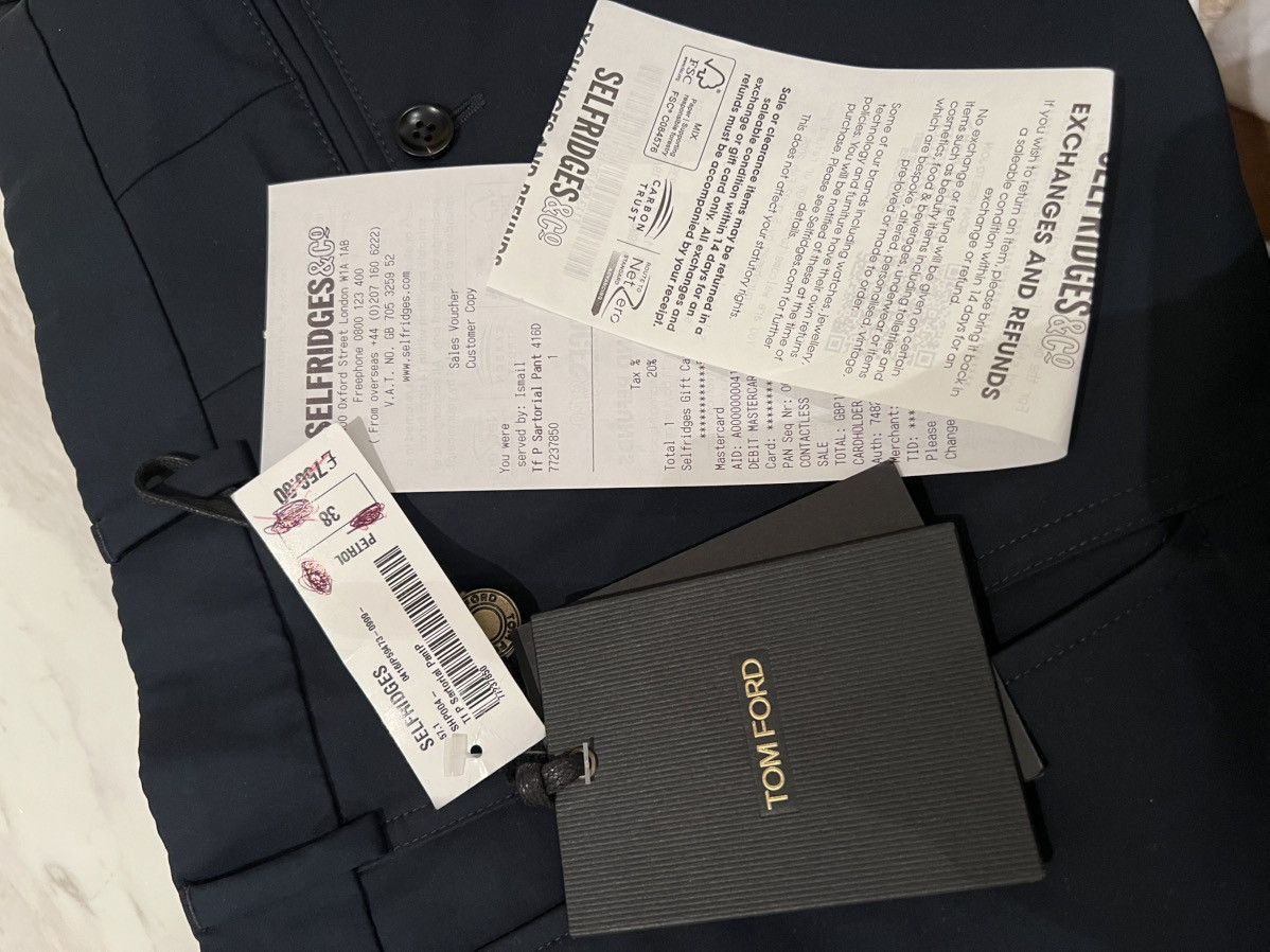 Tom Ford TOM FORD Double Cotton Satin Semi Sartorial Pants 38 Patrol Size US 43 - 21 Thumbnail