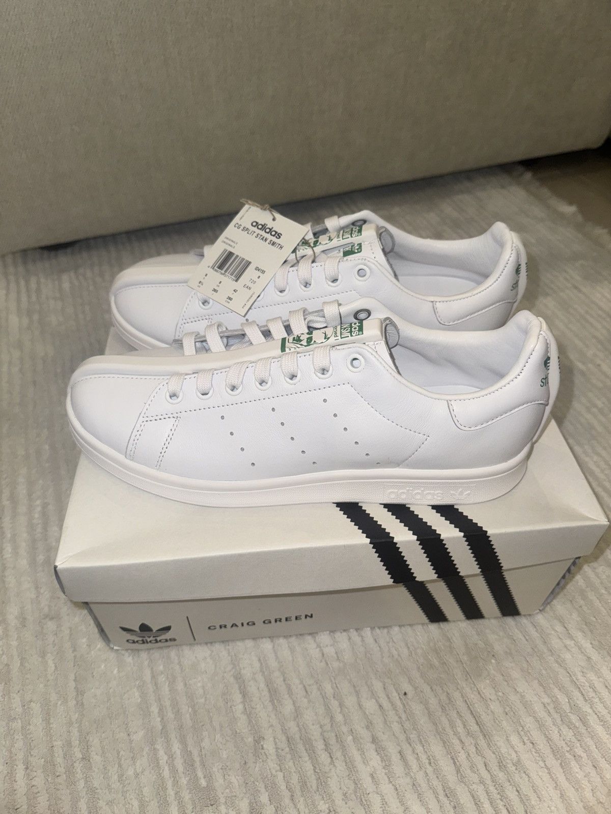 Adidas Stan Smith Craig Green Split size 8.5 Low Top Sneakers