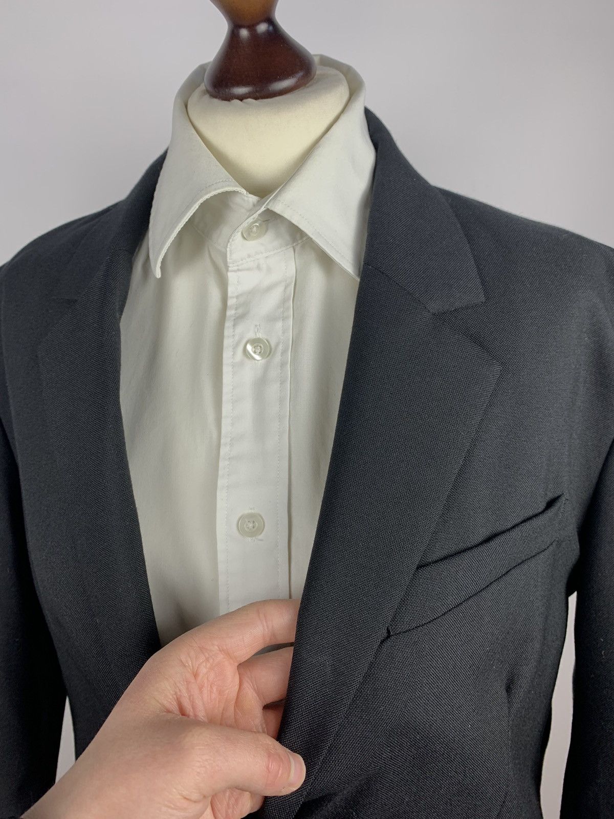 Arket Arket Blazer Men’s EU 34 Wool Single-Breasted Notch-Lapel Size 34S - 24 Thumbnail
