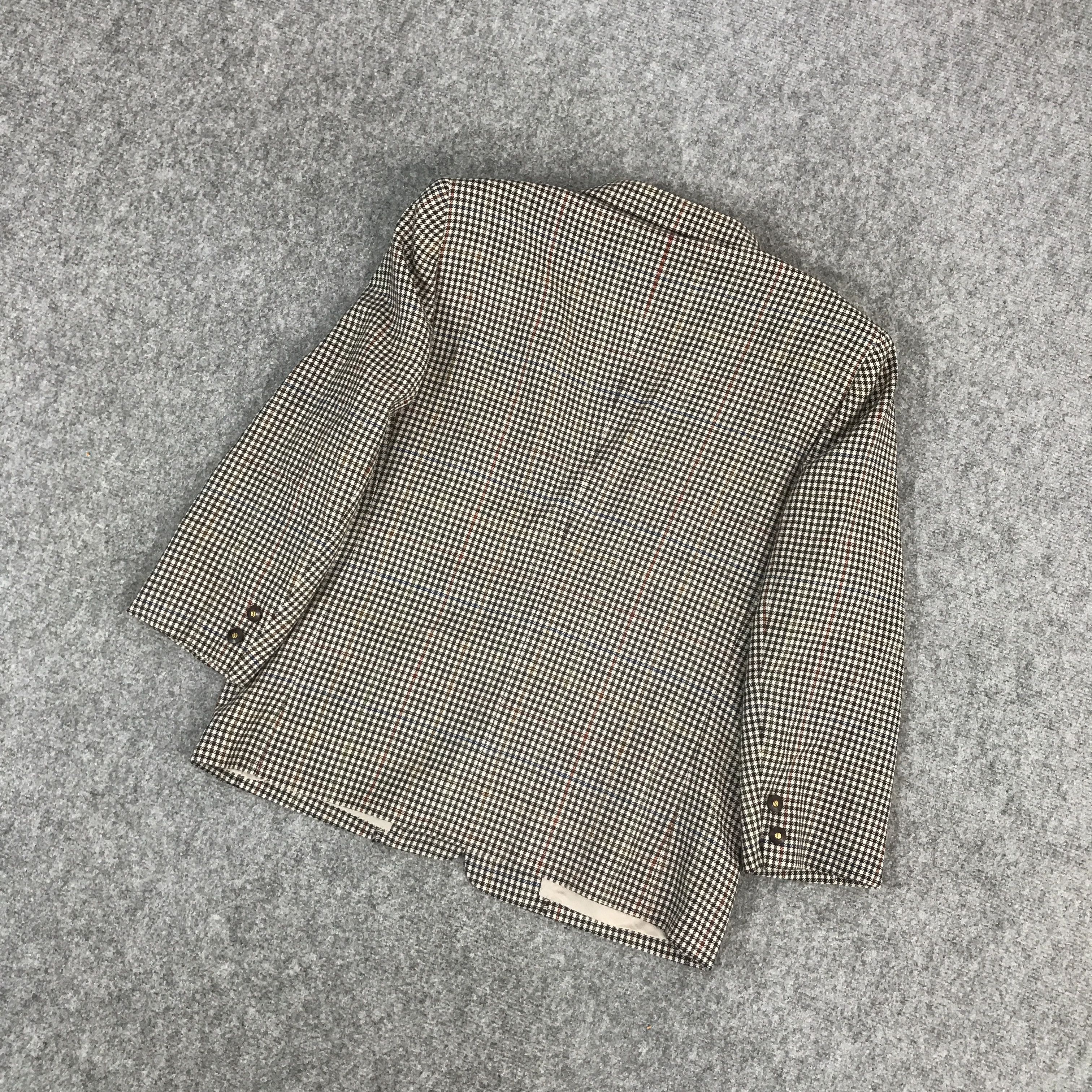Burberry × Japanese Brand × Vintage BURBERRYS FLANNEL BLAZER JACKET Size US M / EU 48-50 / 2 - 6 Thumbnail