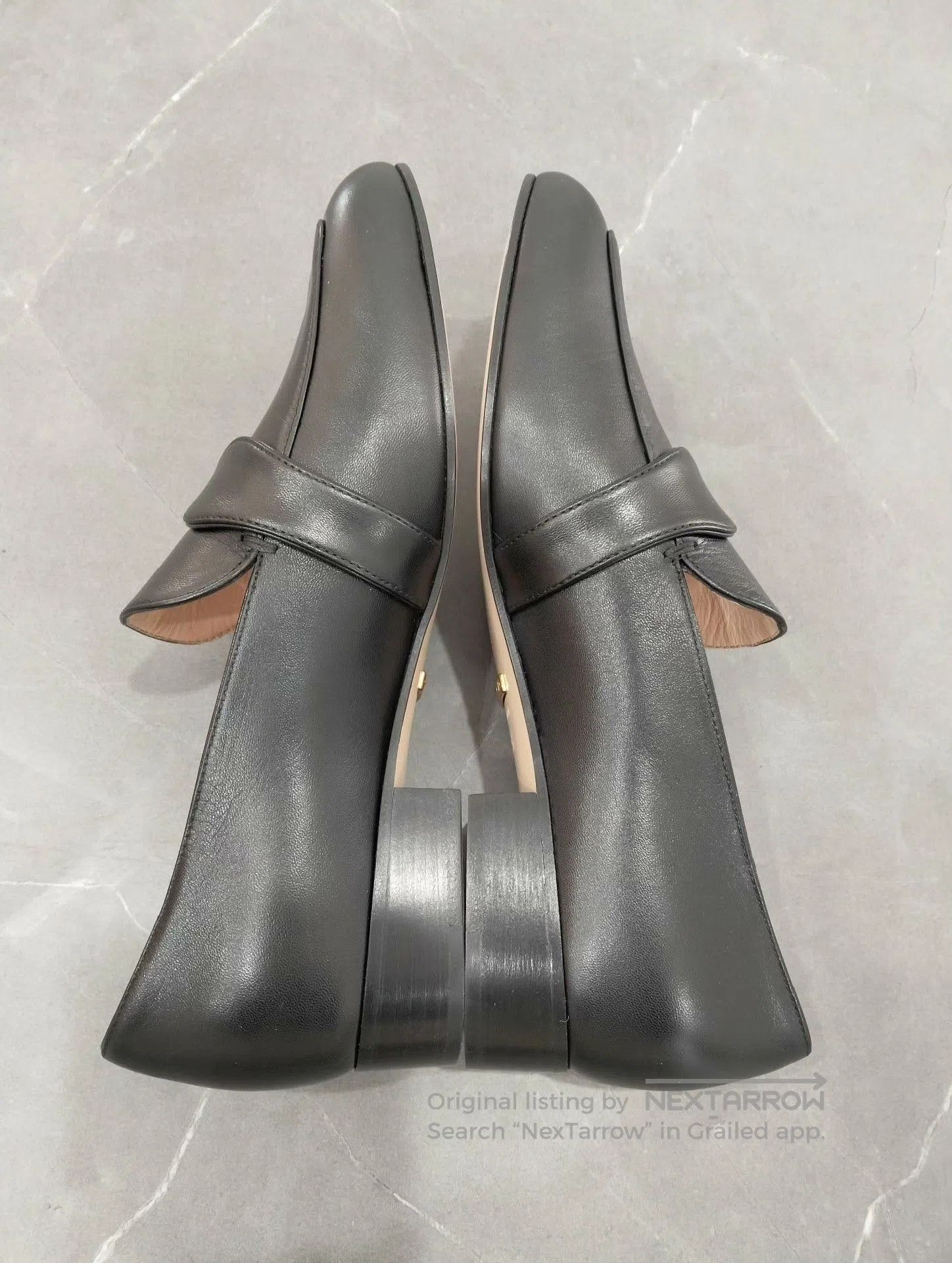 Gucci Gucci Black Leather Loafers. Size US 4.5 / IT 34.5 - 2 Thumbnail