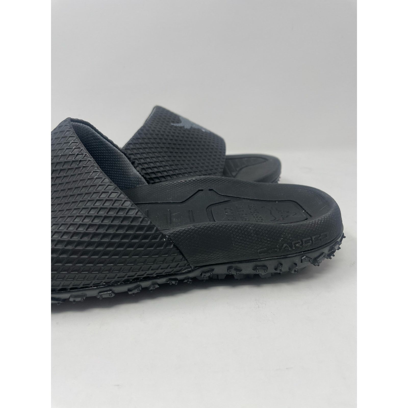 Under Armour Under Armour UA Project Rock SL 2.0 Black Slides Mens Size 8 Size US 8 / EU 41 - 6 Thumbnail