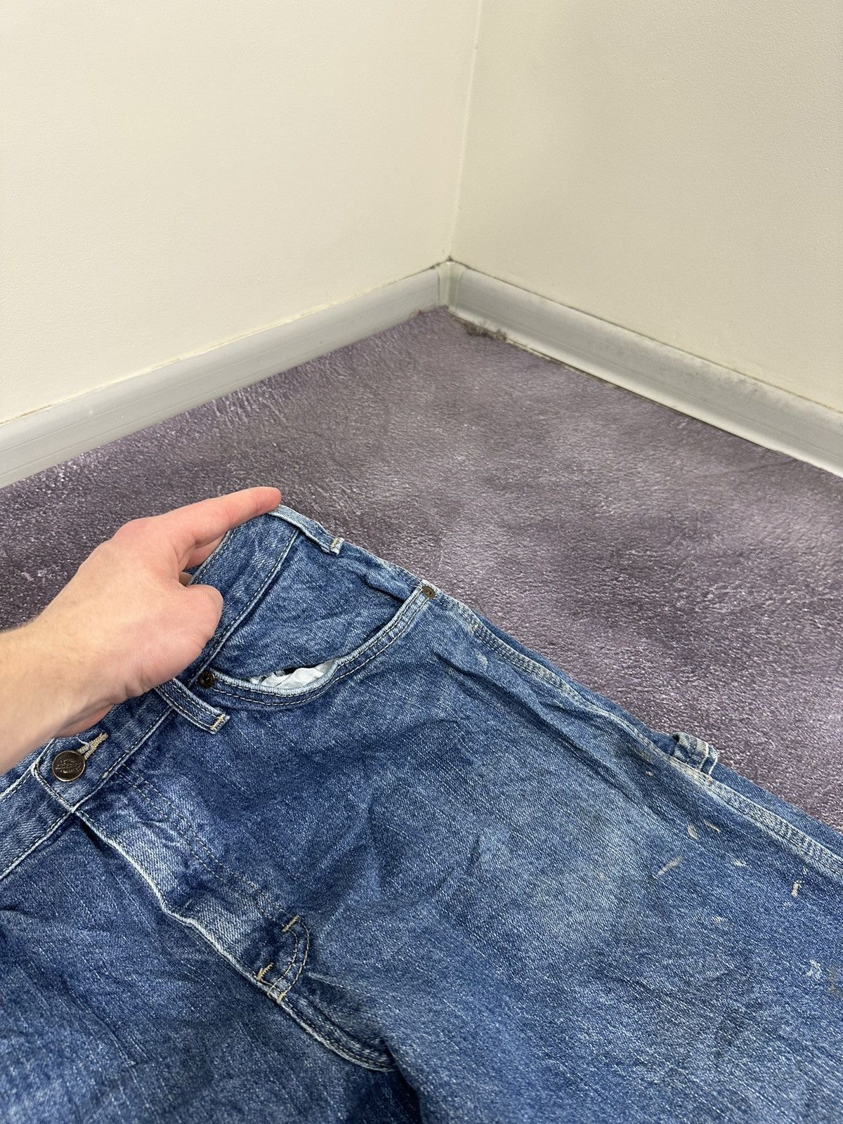 Dickies Vintage Dickies Baggy Denim Carpenter Hype Work Jeans Pants Size US 34 / EU 50 - 16 Thumbnail