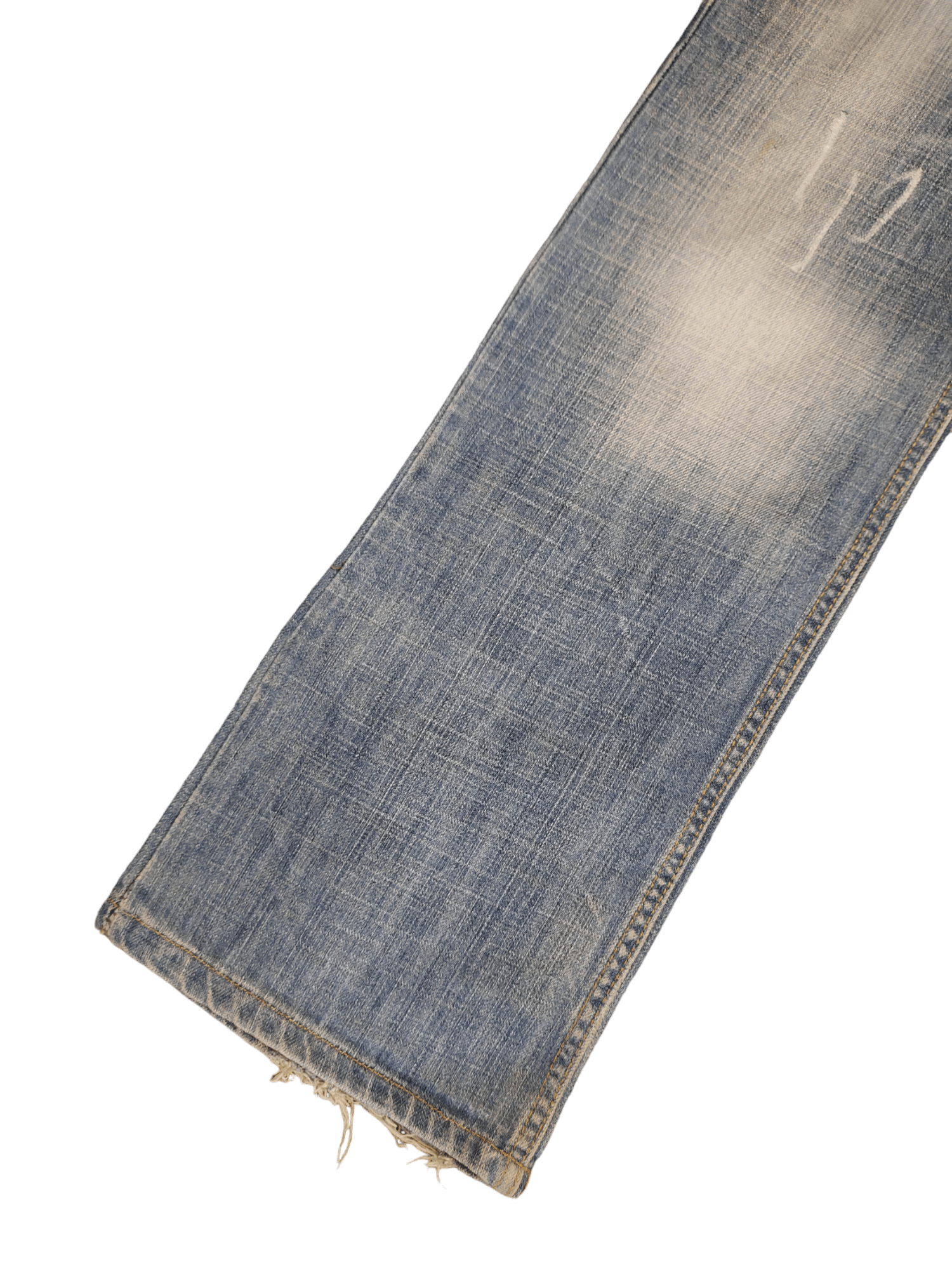 Diesel Flare Jeans Diesel Clawmark Distress Faded Boot Cut Y2k Size US 31 - 18 Thumbnail