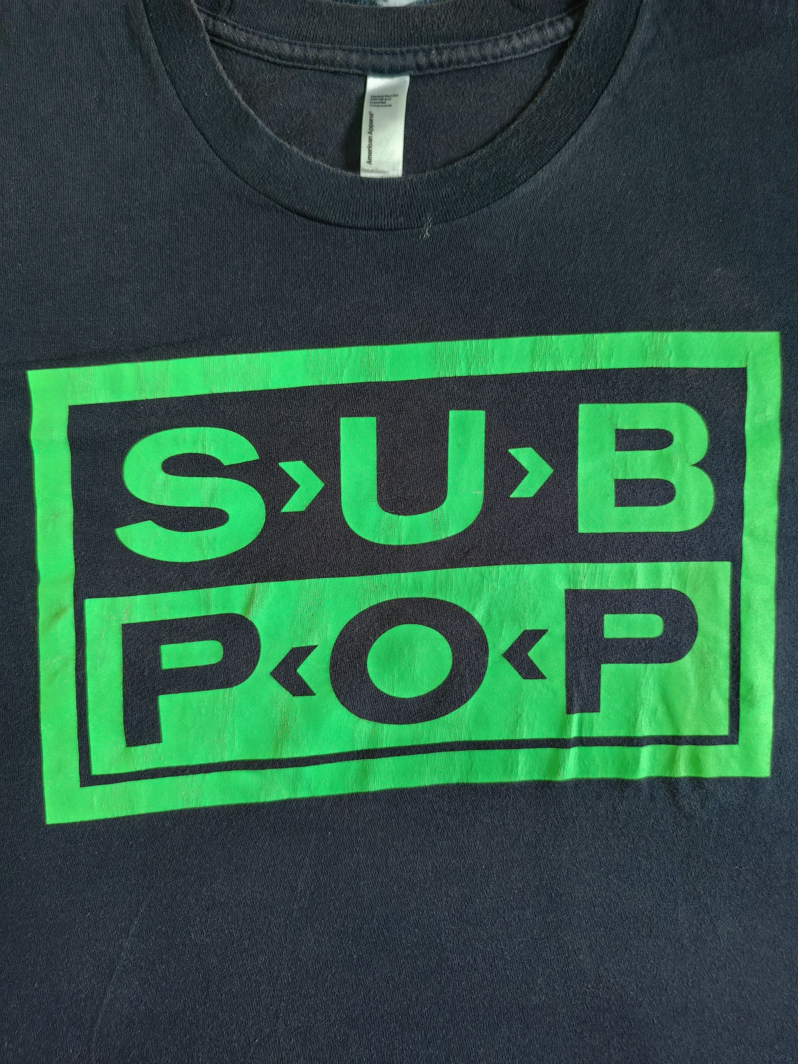 American Apparel Sub Pop Shirt Size US L / EU 52-54 / 3 - 6 Thumbnail