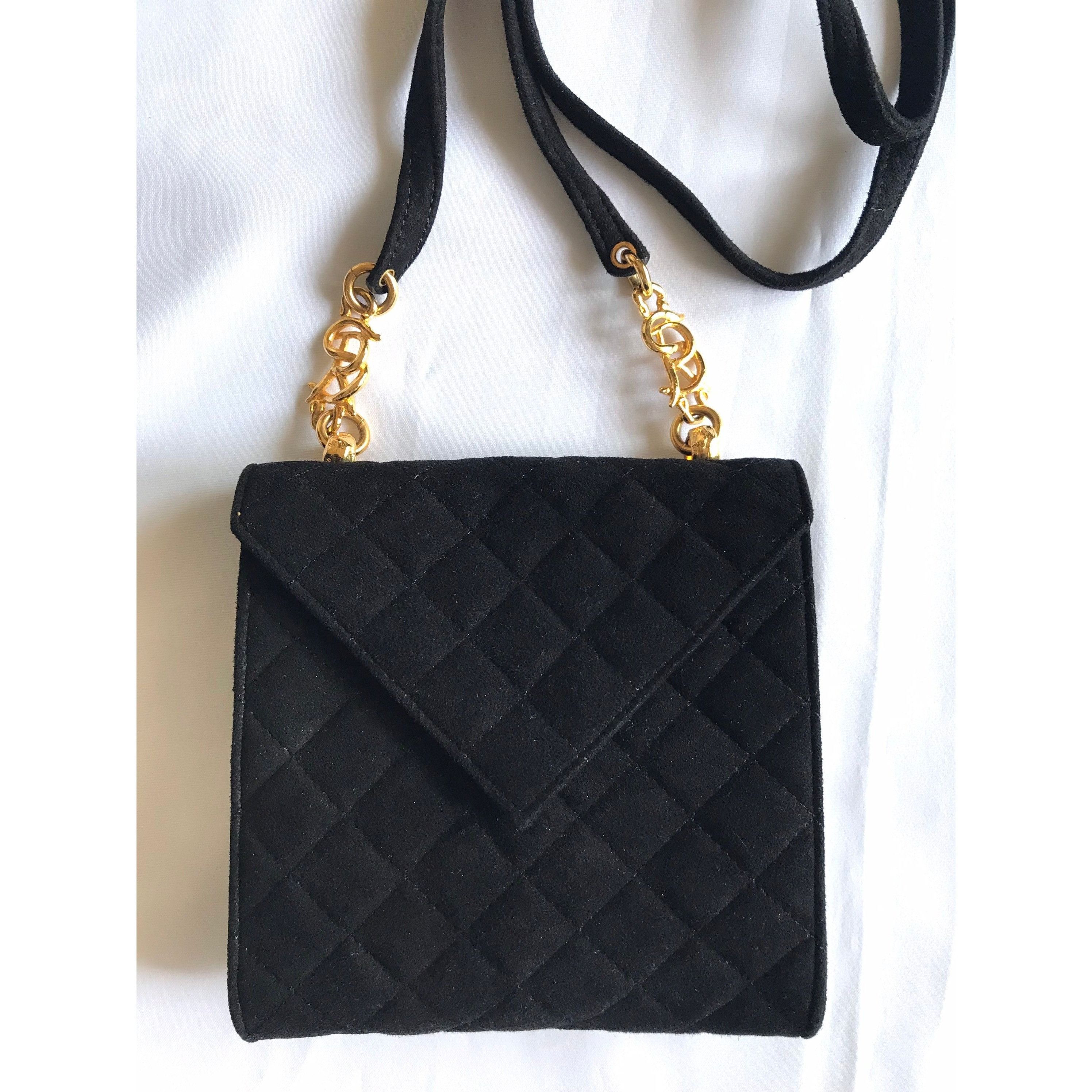 Sonia Rykiel Vintage Sonia Rykiel black suede leather bag, quilted. Size ONE SIZE - 1 Thumbnail