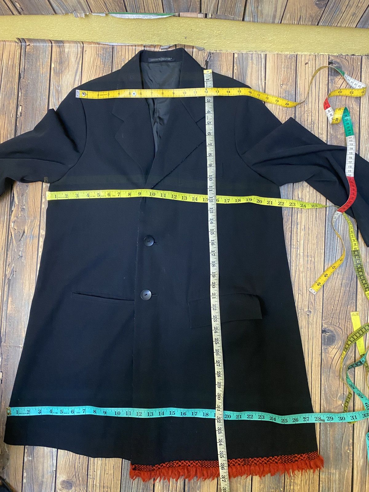 Yohji Yamamoto Yohji yamamoto signature run way vintage jacket 🔥🔥 Size US S / EU 44-46 / 1 - 11 Thumbnail