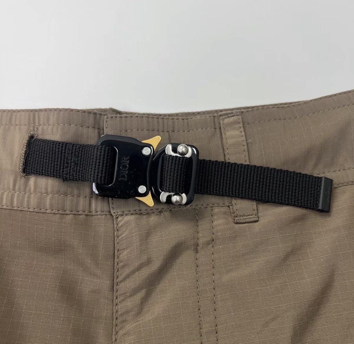 Dior Dior Brown Nylon Functional Buckle Shorts K12 Size 34" / US 12 / IT 48 - 3 Thumbnail