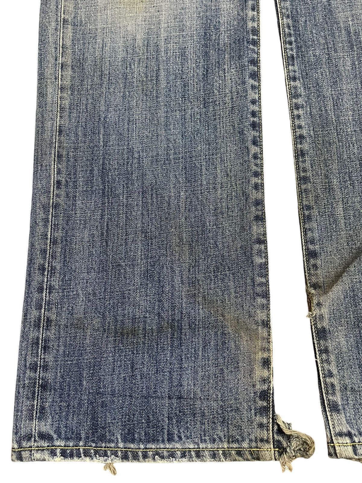 Uniqlo Vintage Japanese Uniqlo Mud Wash Style Distress Loose Jeans Size US 34 / EU 50 - 7 Thumbnail