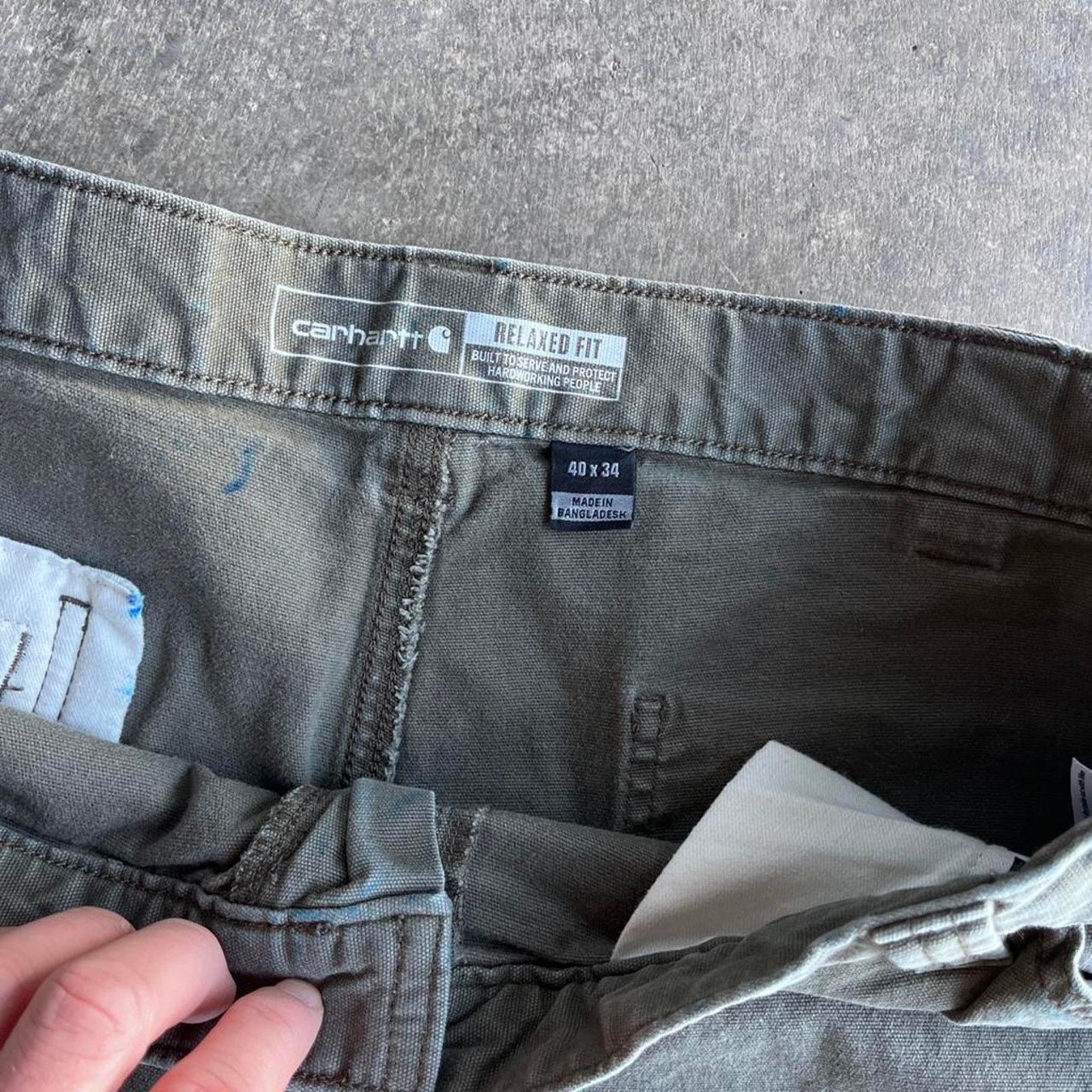 Carhartt 2000s cahartt canvas double knees Size US 38 / EU 54 - 4 Thumbnail