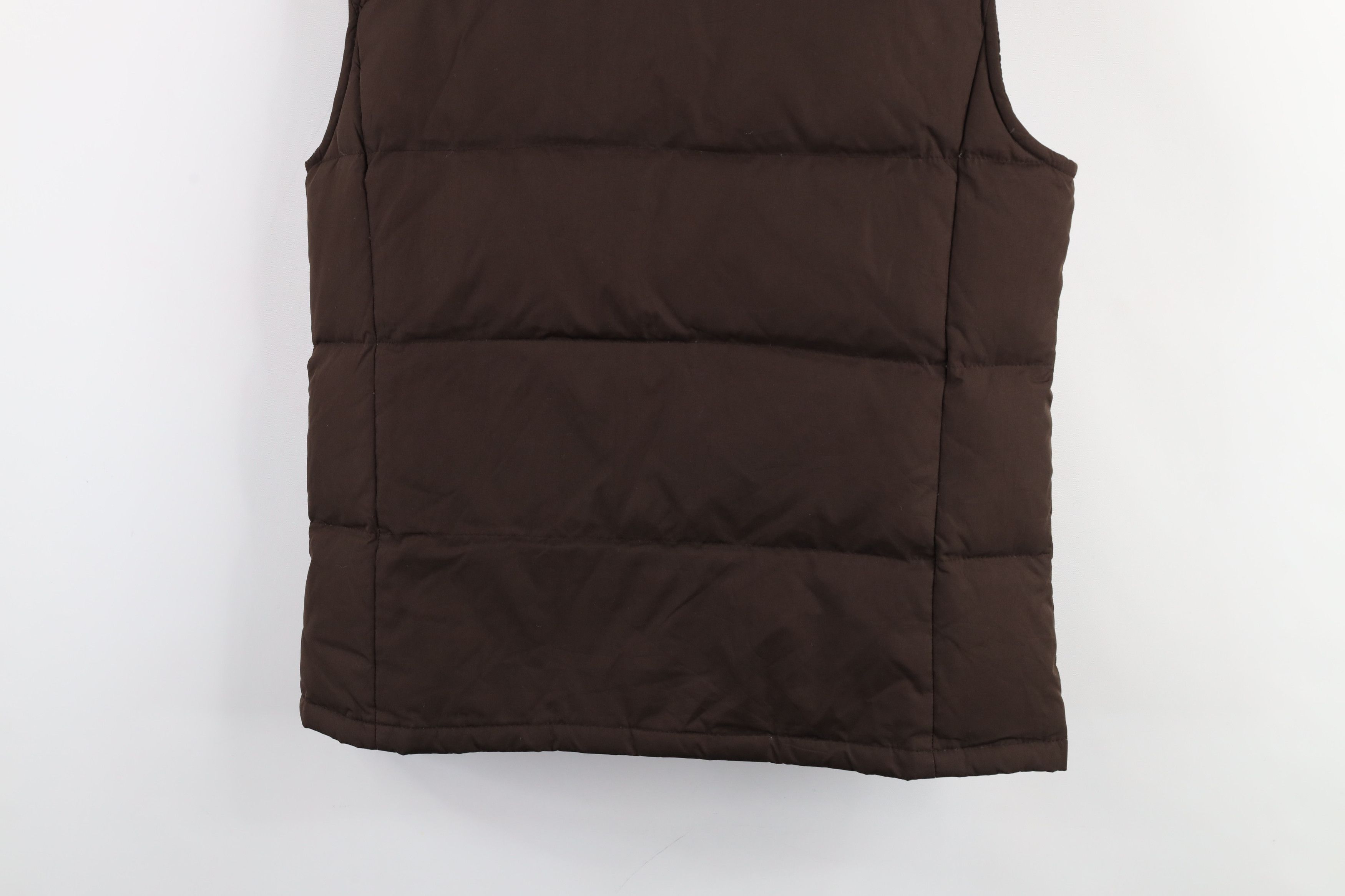 Gap × Vintage Vintage Y2K Gap Faded Full Zip Puffer Vest Jacket Brown Size S / US 4 / IT 40 - 14 Thumbnail