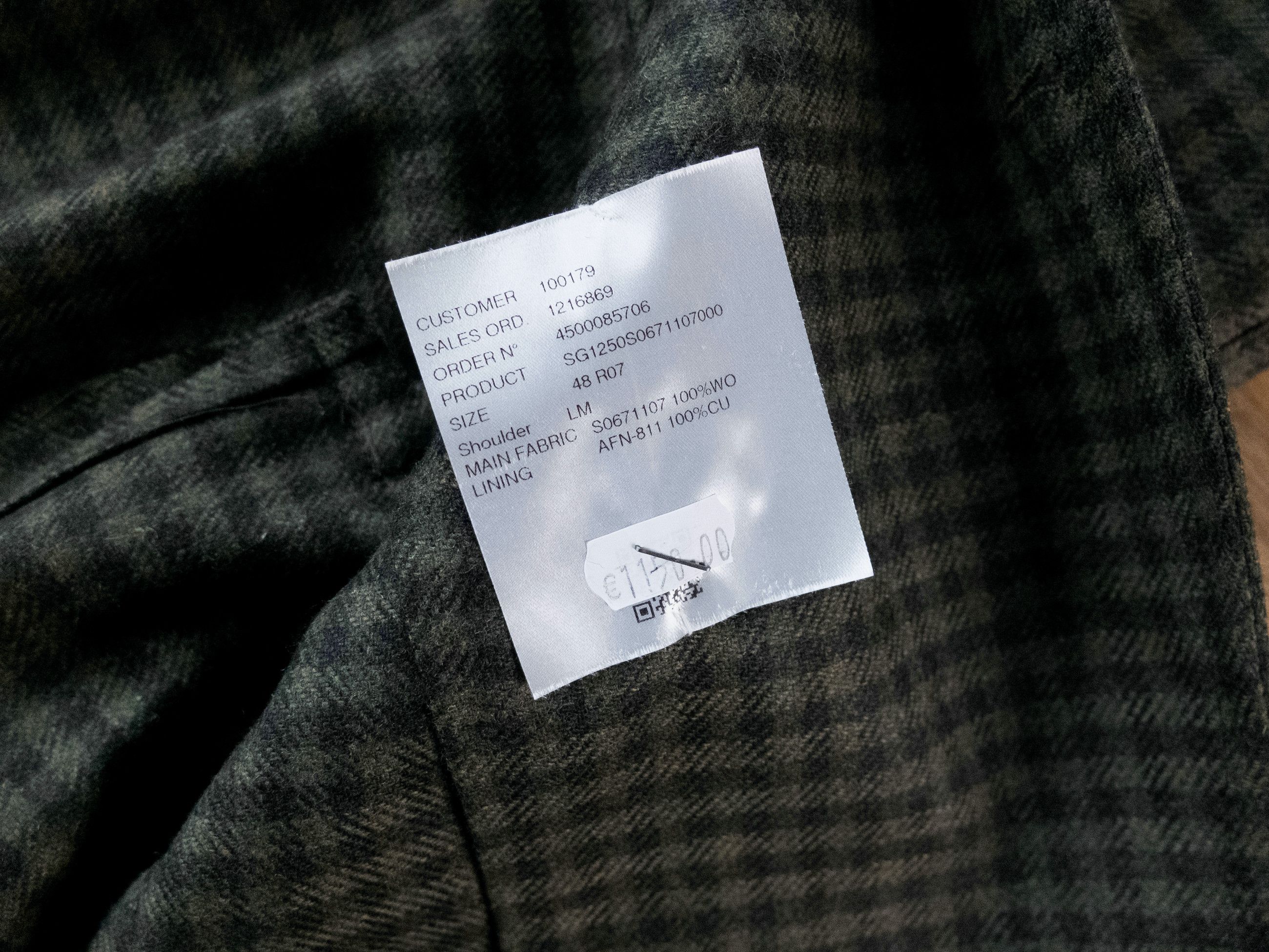 SARTORIO SARTORIO Napoli by Kiton green gingham wool sportcoat Size 38R - 6 Thumbnail