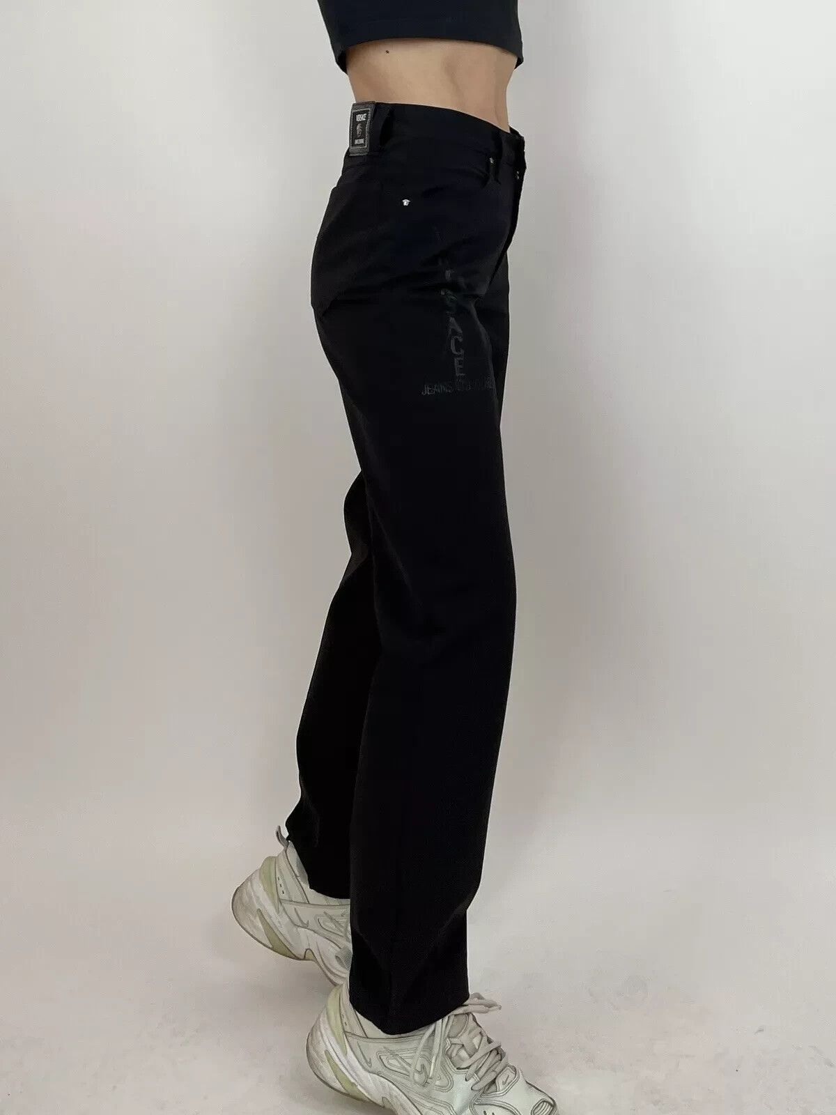 Versace Jeans Couture Vintage 1990s Versace Jeans Couture Womens Pants Logo Size 28" / US 6 / IT 42 - 3 Thumbnail
