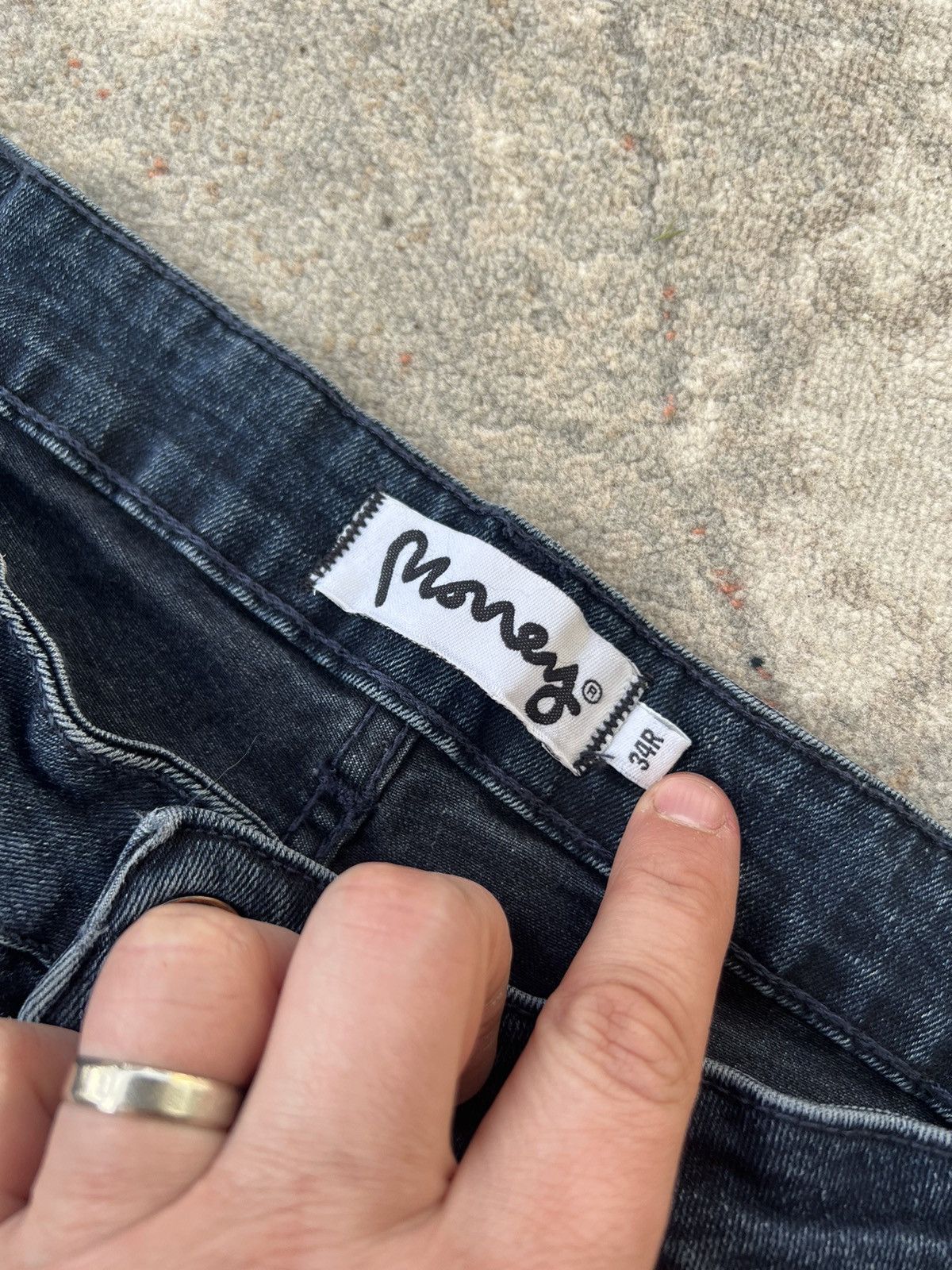 Other Money Denim Stretch Pants Size US 34 / EU 50 - 3 Thumbnail