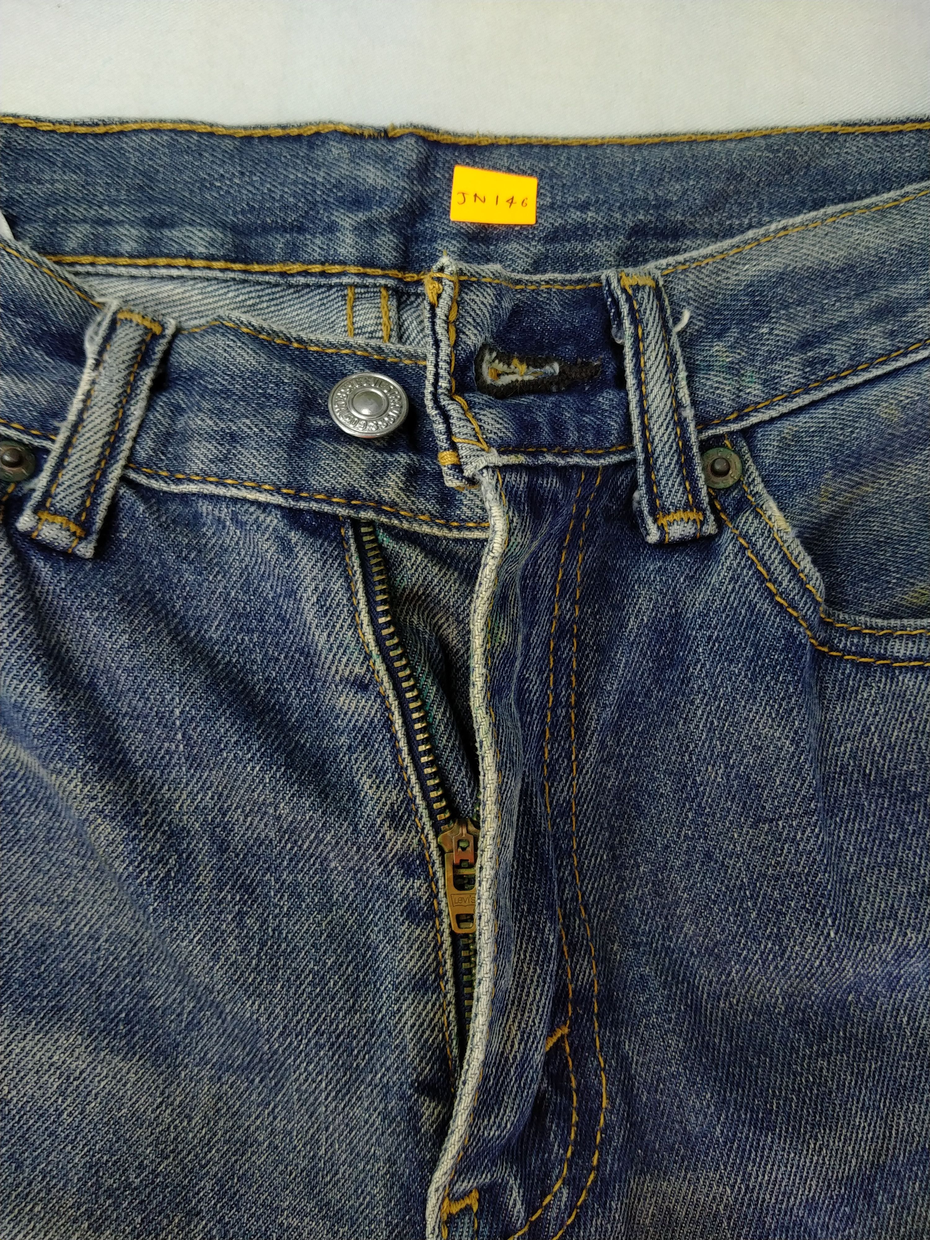 Levi's Distressed Blue Vintage Levi's 505 Denim 31x29.5 -JN146 Size US 31 - 7 Thumbnail