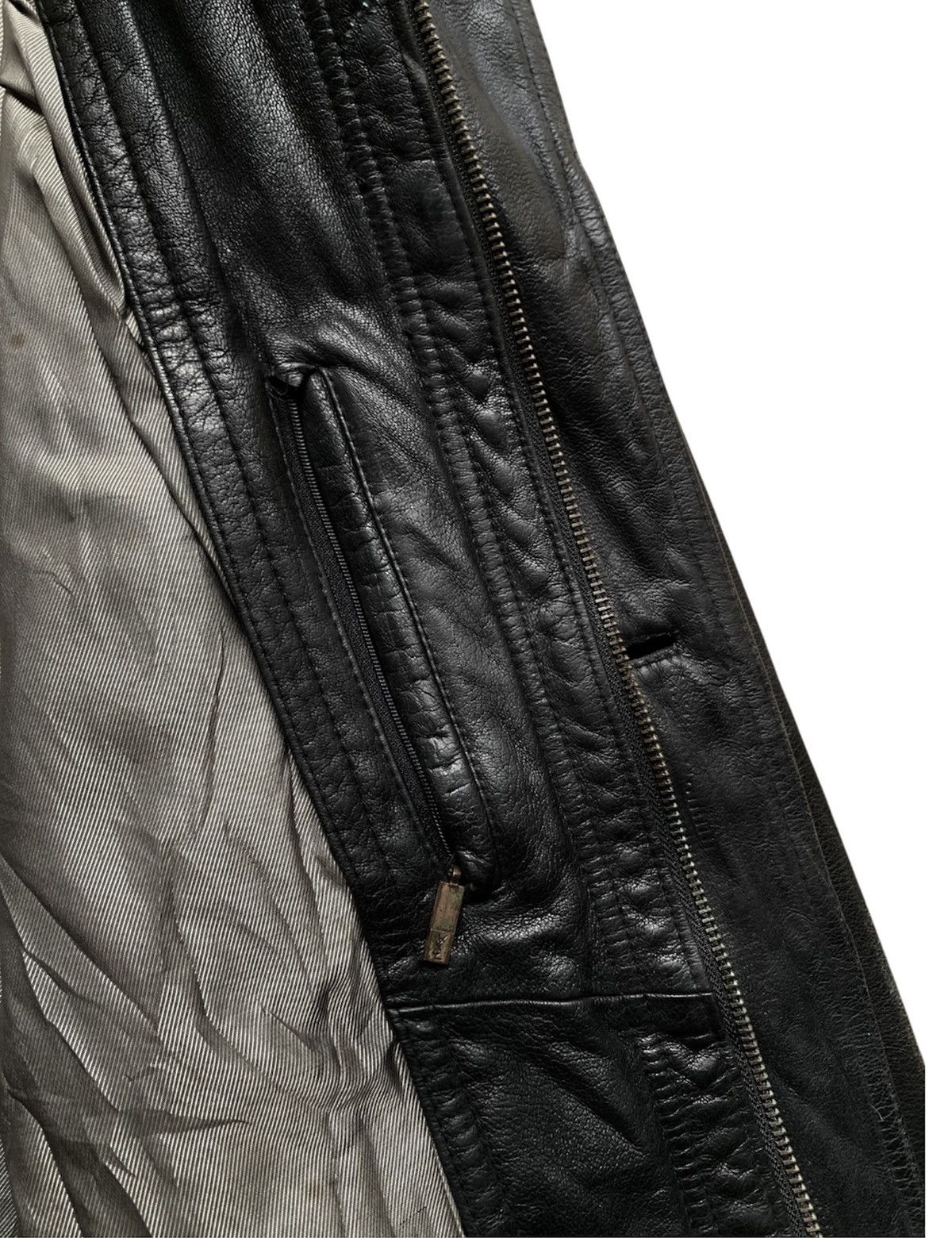 Yves Saint Laurent Viyves saint laurent pour homme sheepskin leather jacket Size US L / EU 52-54 / 3 - 6 Thumbnail