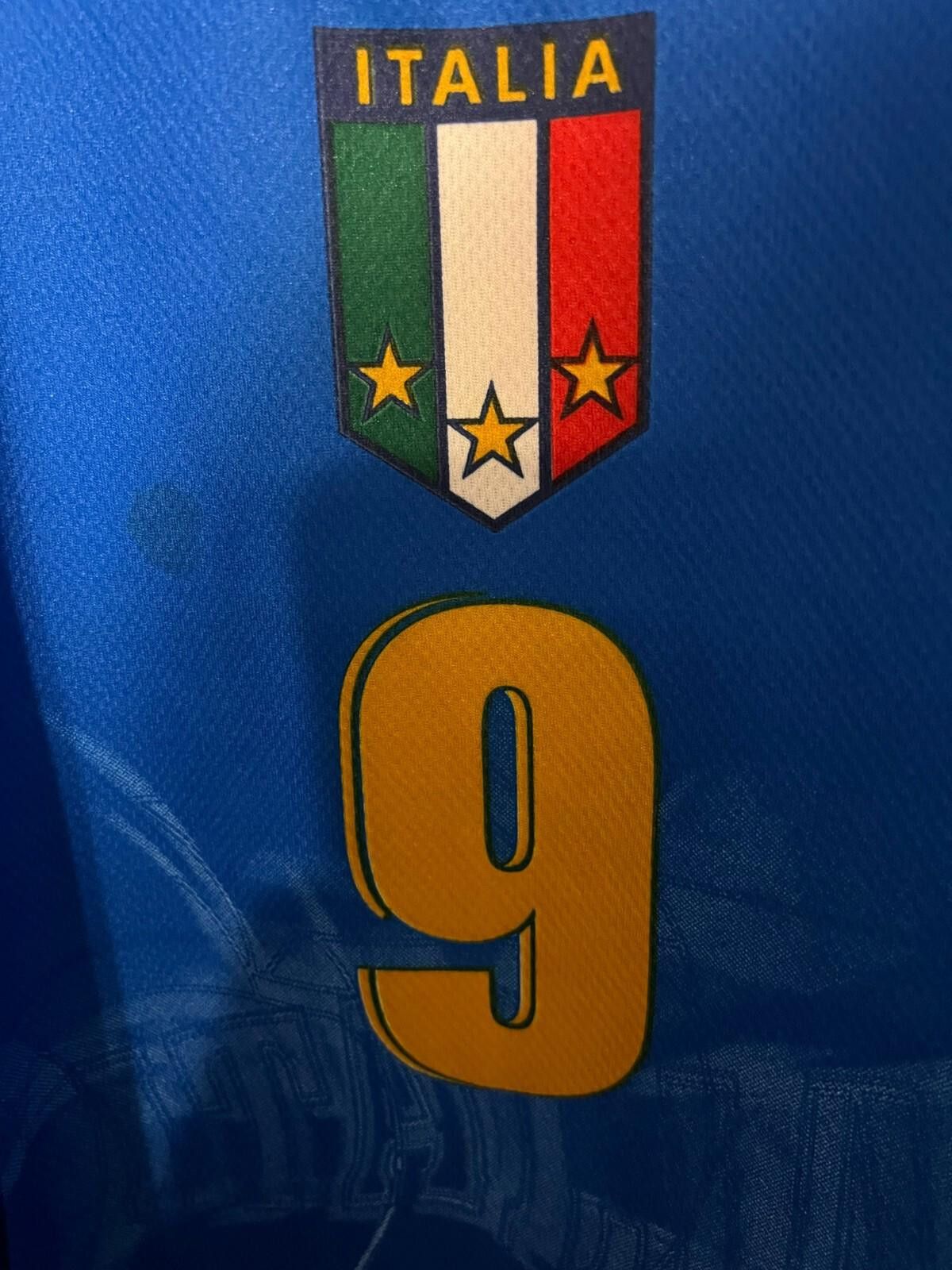 Other ITALY #9 TONI Blue Football/Soccer Jersey Kid's Size XL Size ONE SIZE - 3 Thumbnail