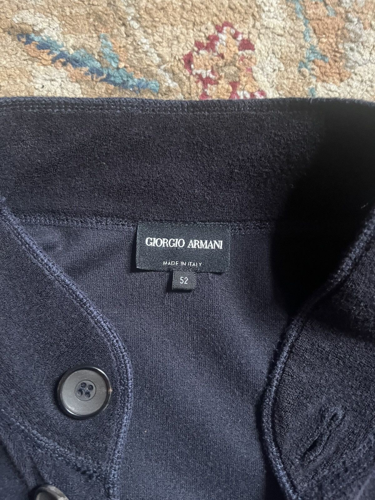 Giorgio Armani Giorgio Armani Black Cardigan Size US L / EU 52-54 / 3 - 2 Thumbnail