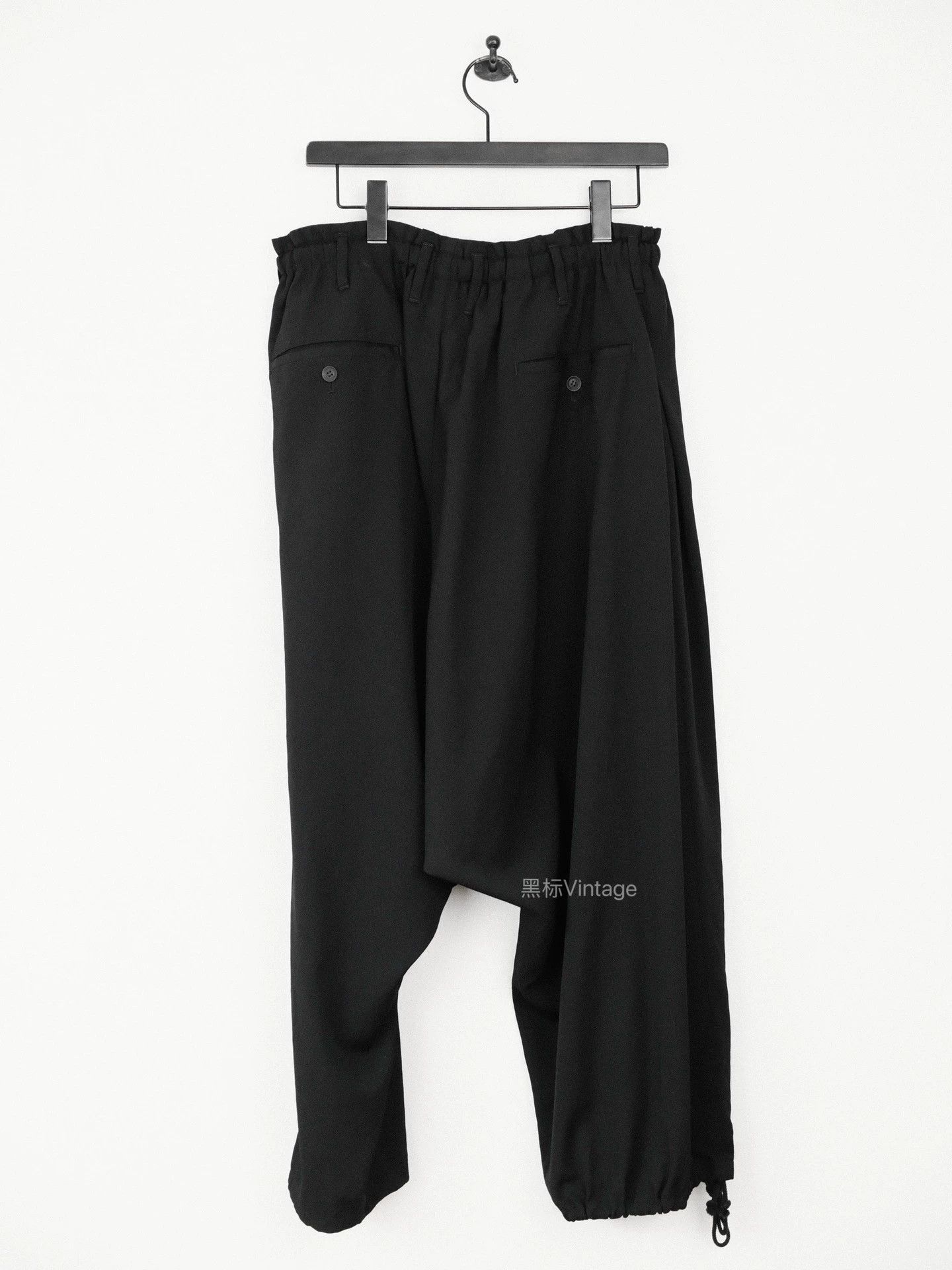 Yohji Yamamoto Yohji Yamamoto 20AW Vtg Leather Cord Asym Skirt Pants Size US 32 / EU 48 - 2 Thumbnail